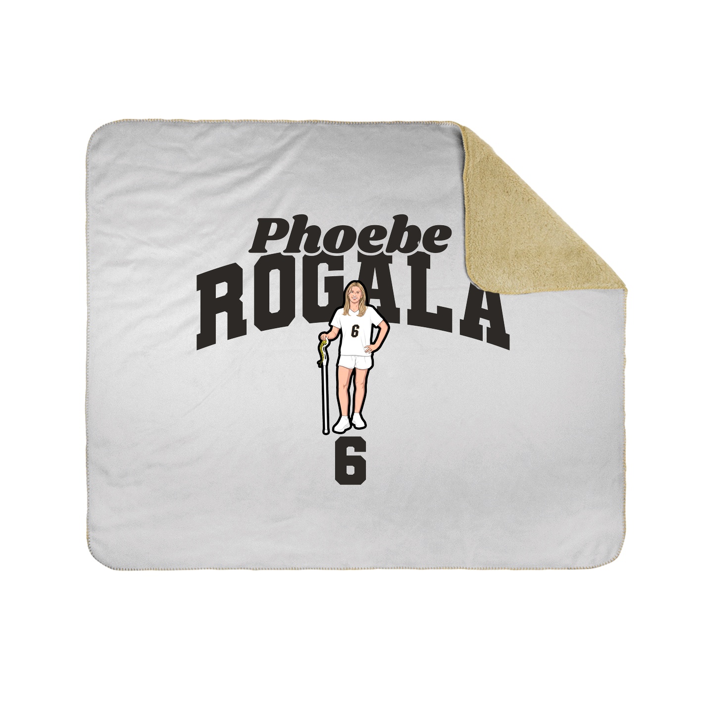 Throw Blanket — Signature Arch in White