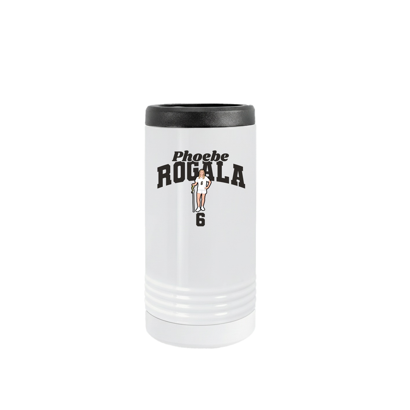 Slim Beverage Holder — Signature Arch in White