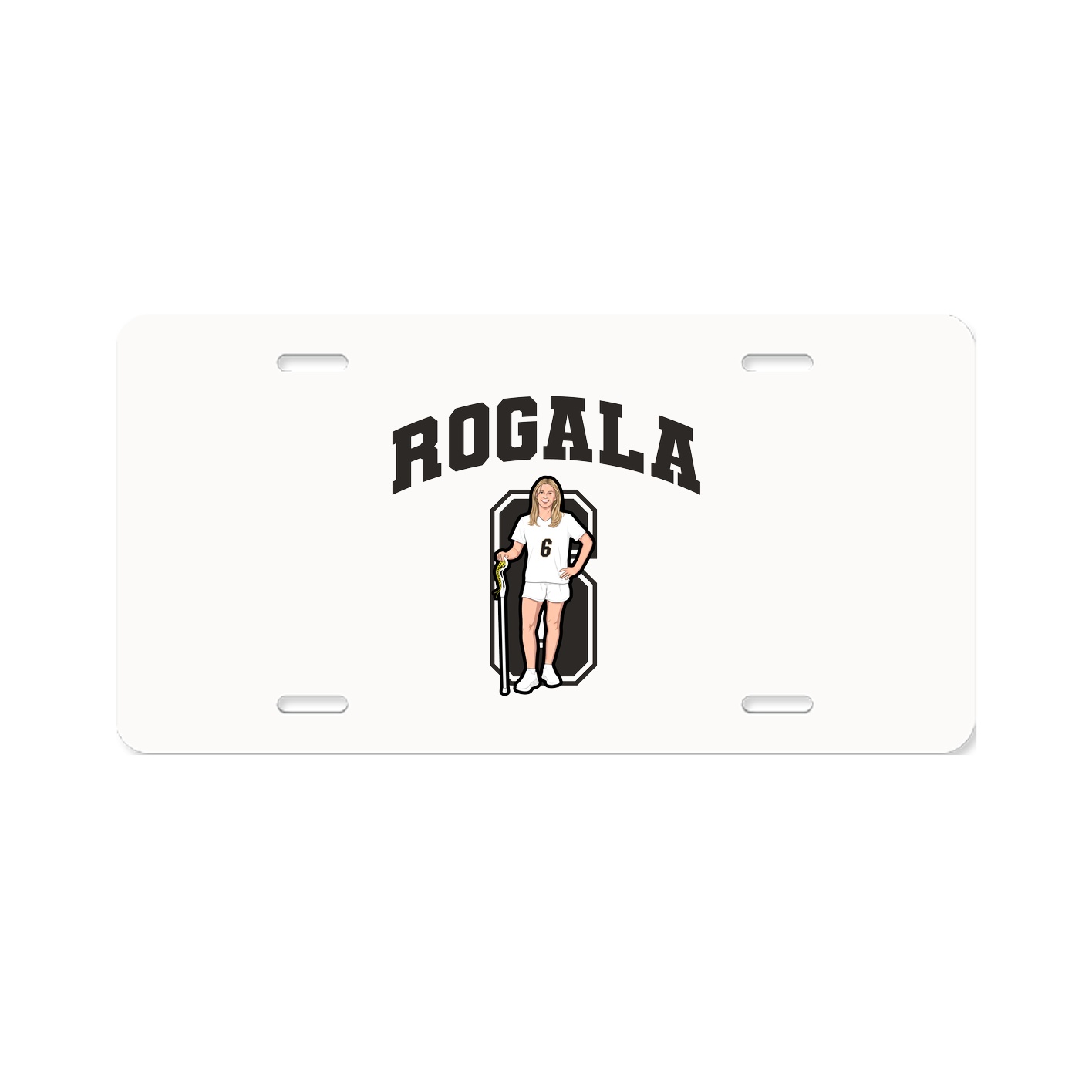 License Plate — Number in Classic