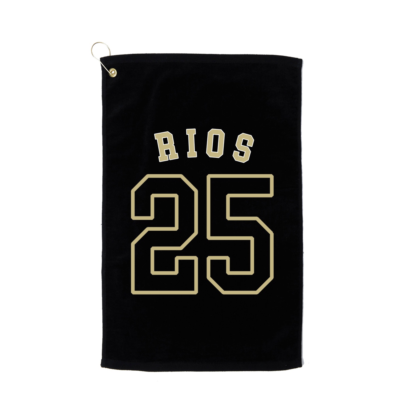Golf Towel — Shirsey Arch in Black