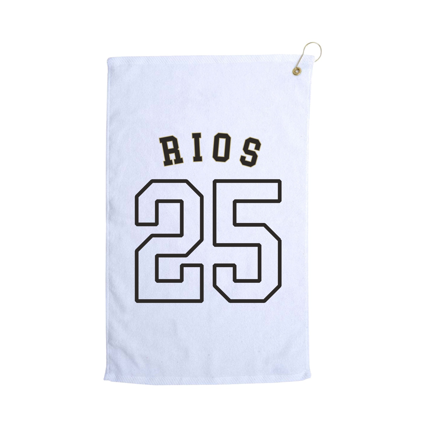 Golf Towel — Shirsey Arch in White