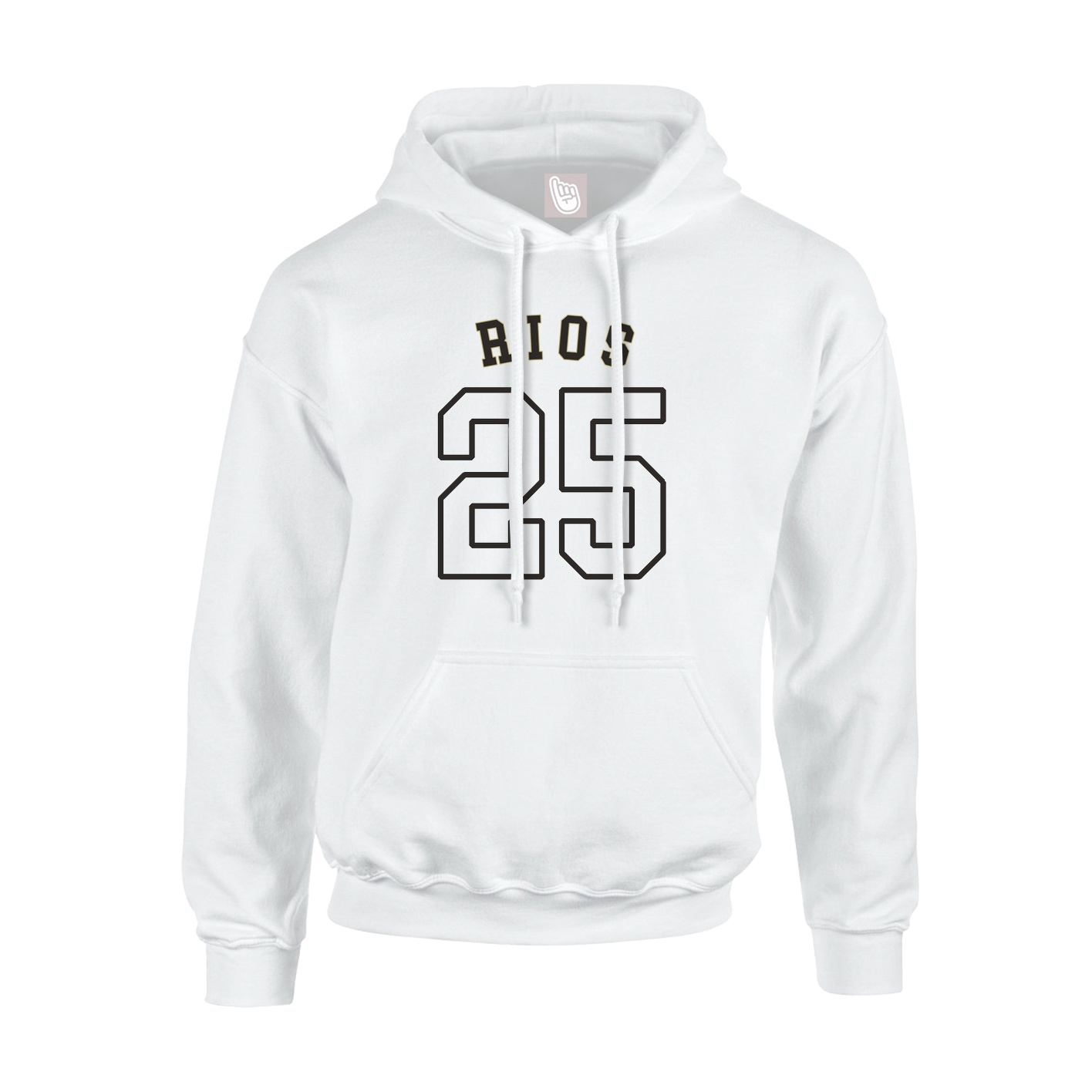 Hoodie — Shirsey Arch in White