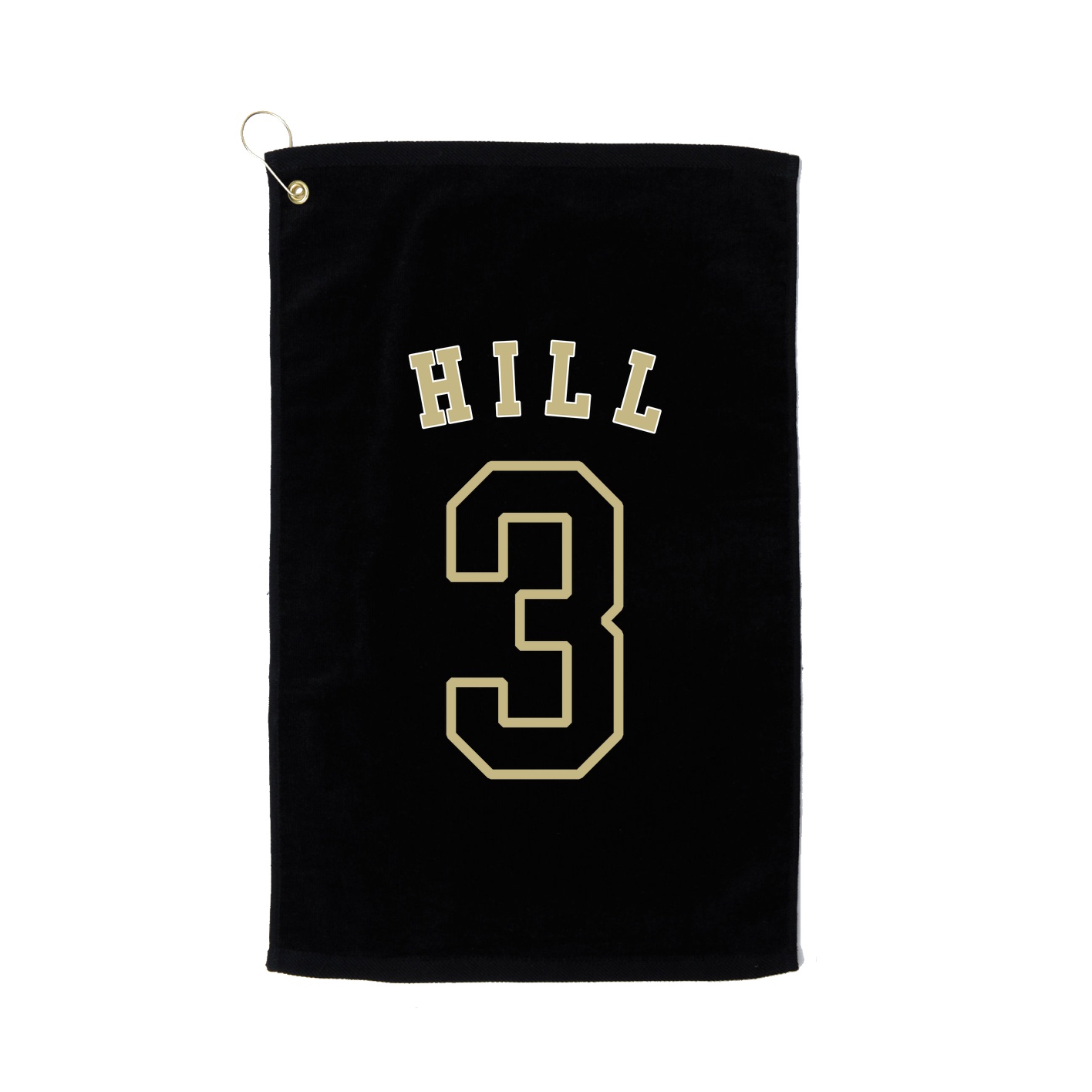 Golf Towel — Shirsey Arch in Black