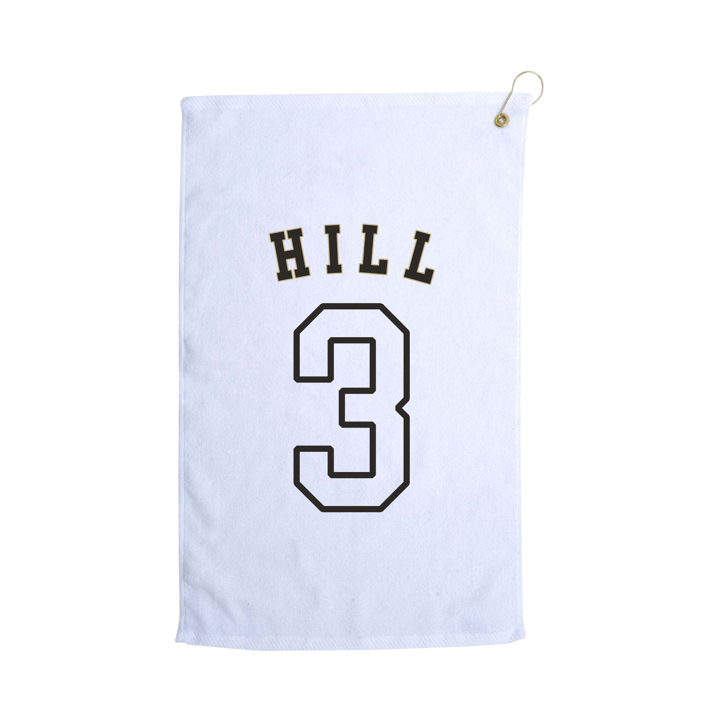 Golf Towel — Shirsey Arch in White