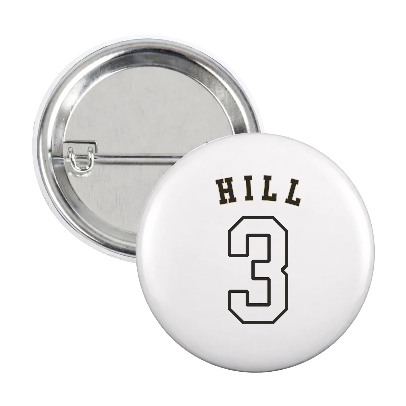 Game Day Button — Shirsey Arch in White