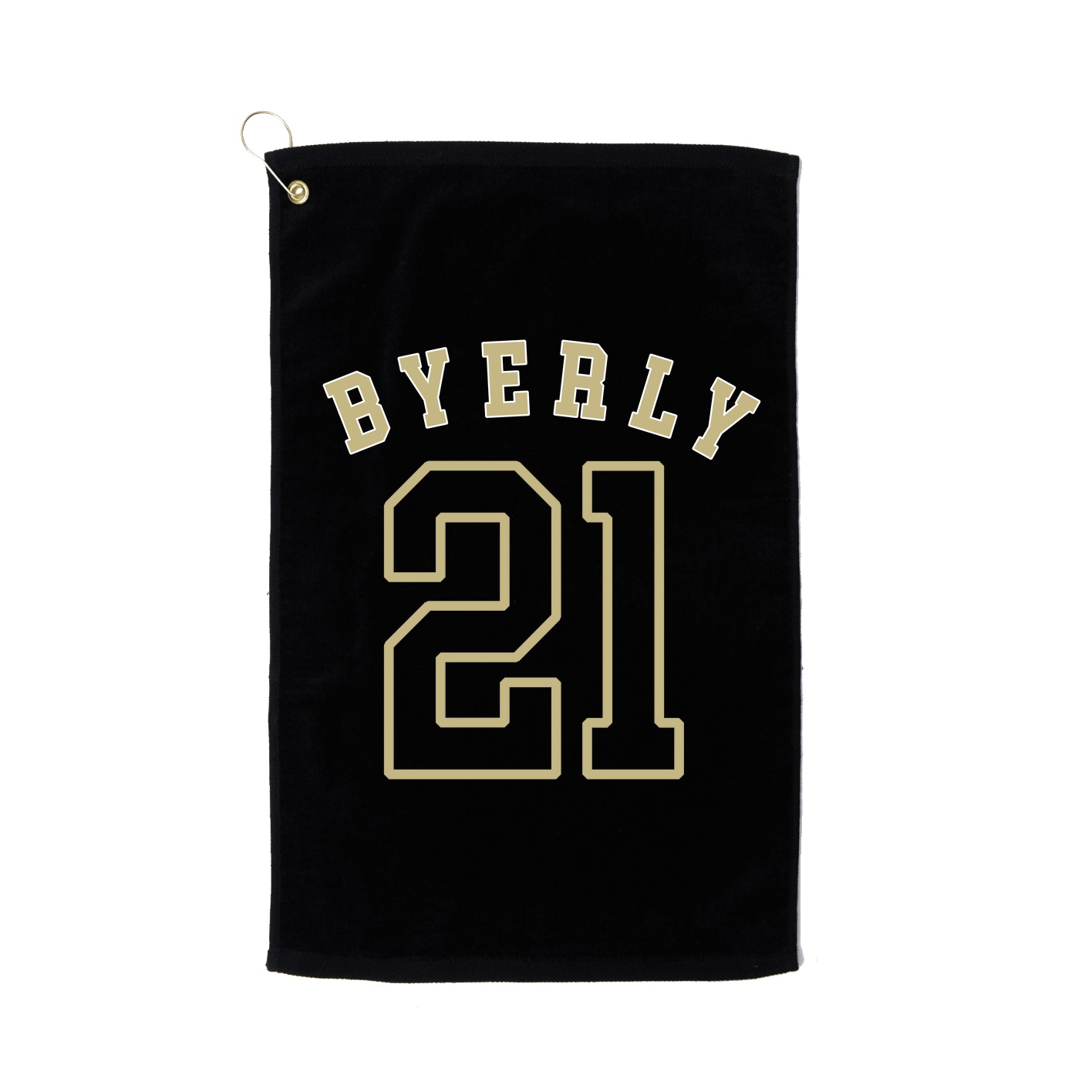 Golf Towel — Shirsey Arch in Black