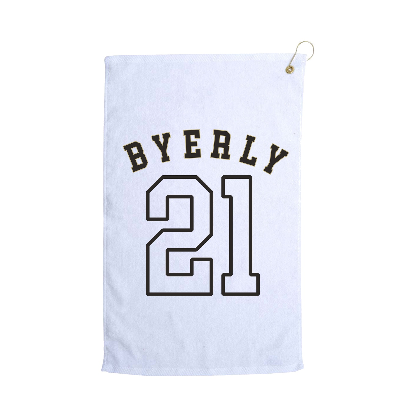 Golf Towel — Shirsey Arch in White