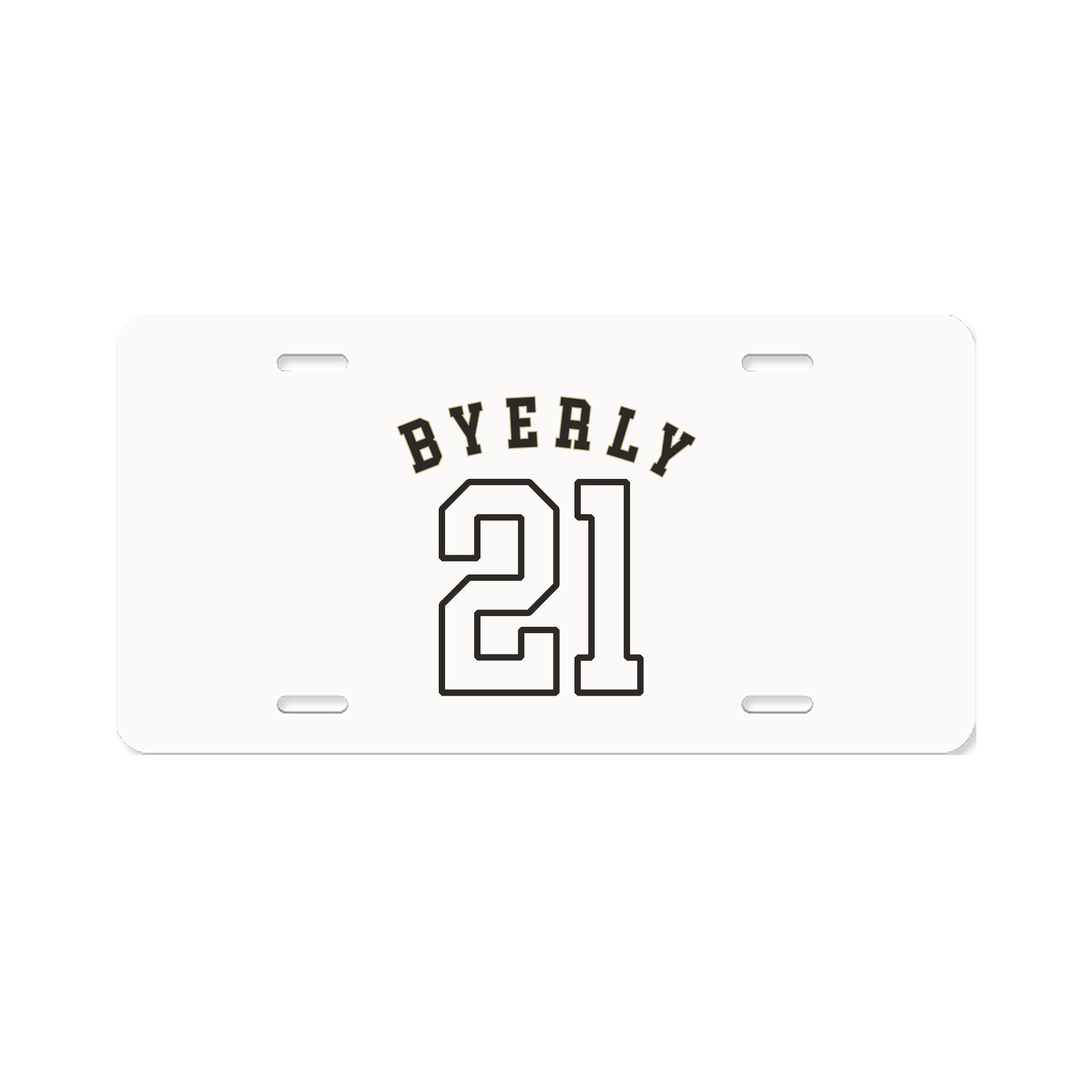 License Plate — Shirsey Arch in Classic