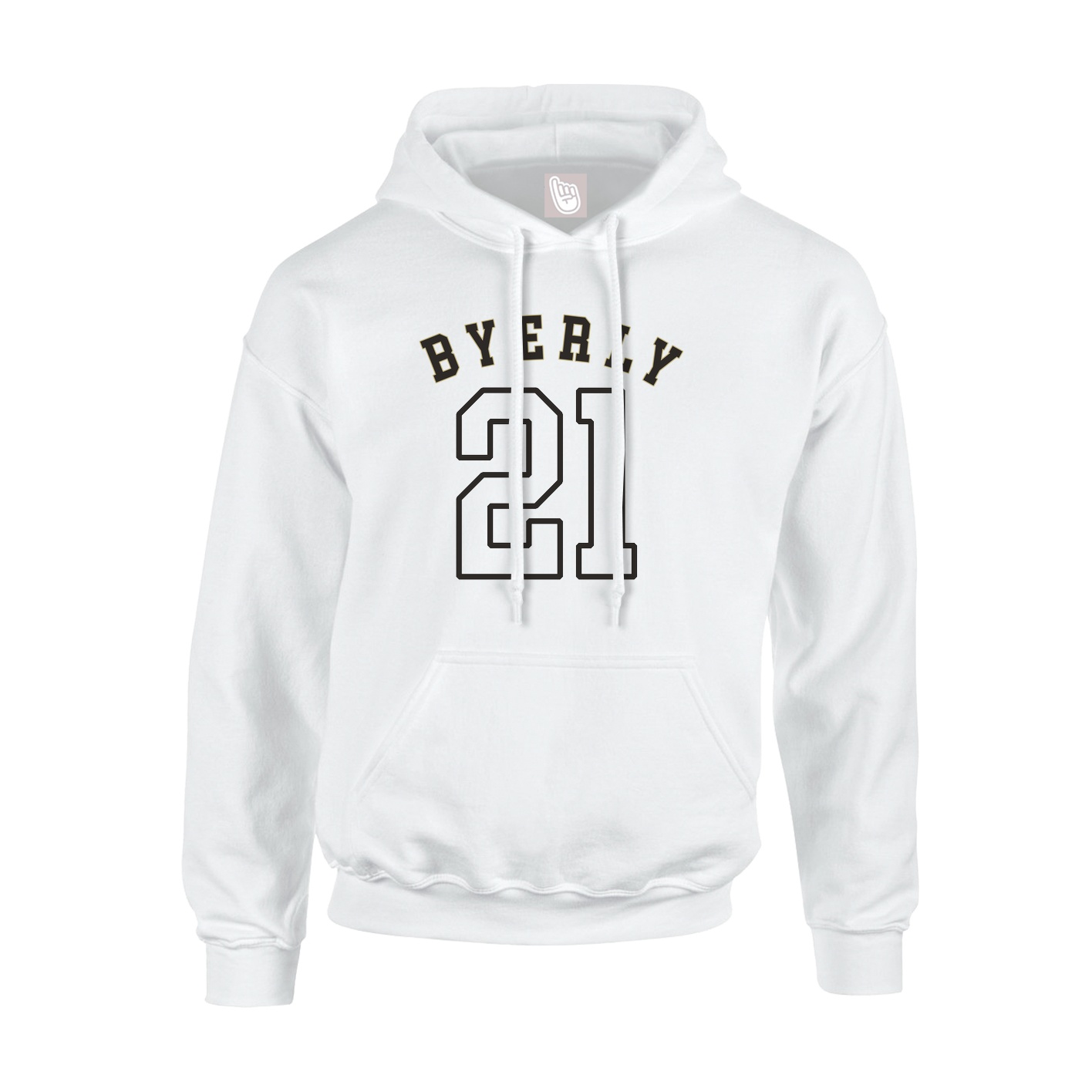 Hoodie — Shirsey Arch in White