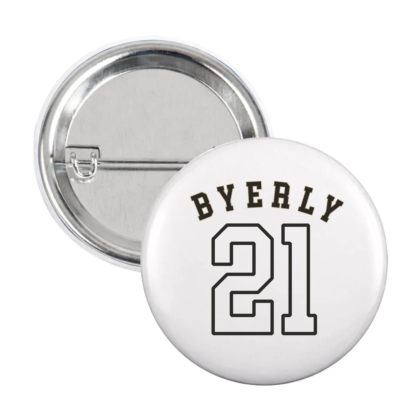 Game Day Button — Shirsey Arch in White