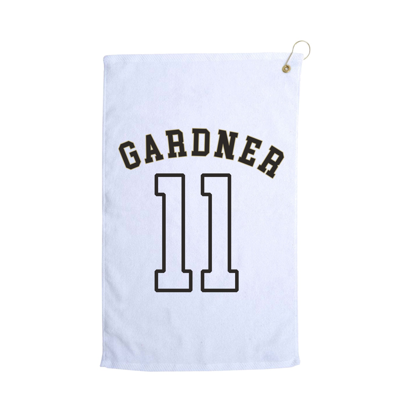 Golf Towel — Shirsey Arch in White