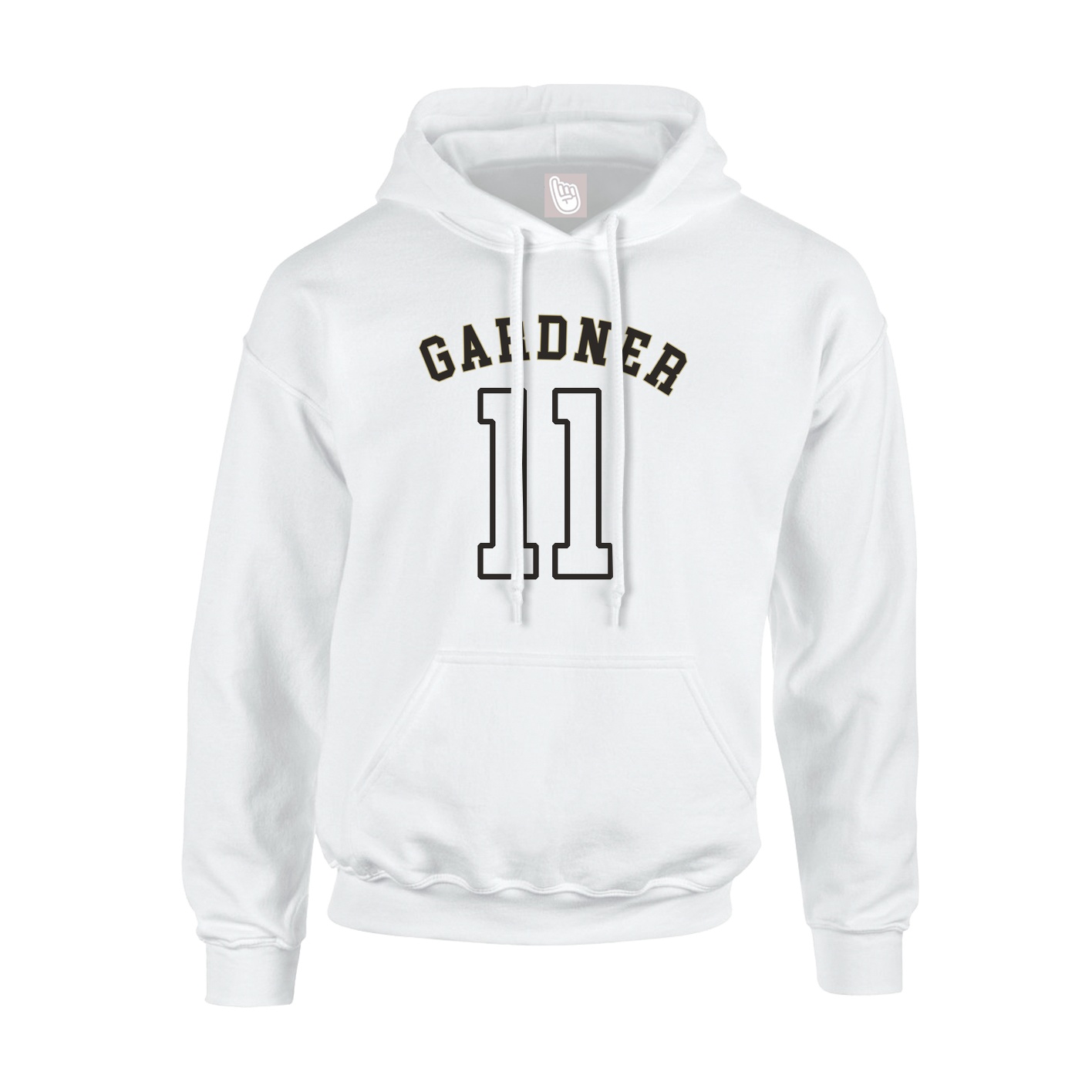 Hoodie — Shirsey Arch in White