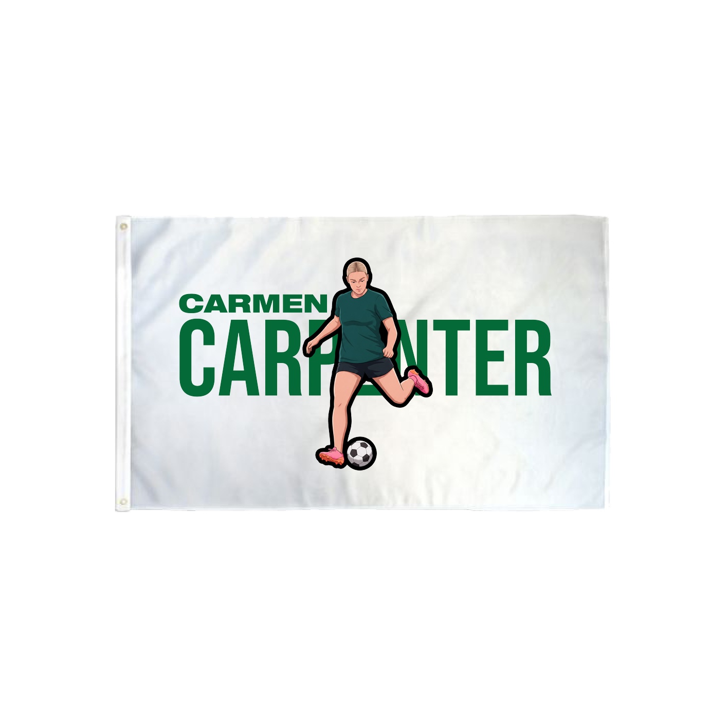 3x5 Flag — Player Name in Classic