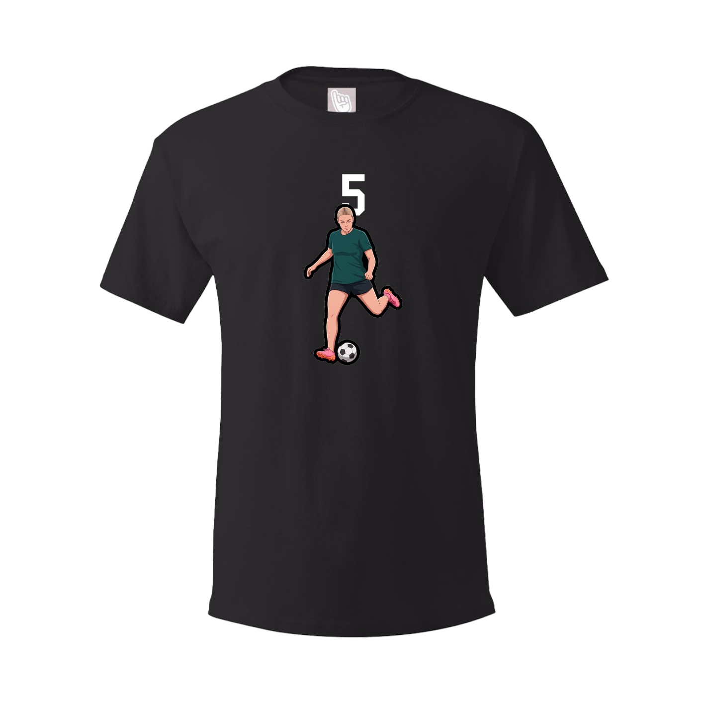 Tee — Number Top in Black