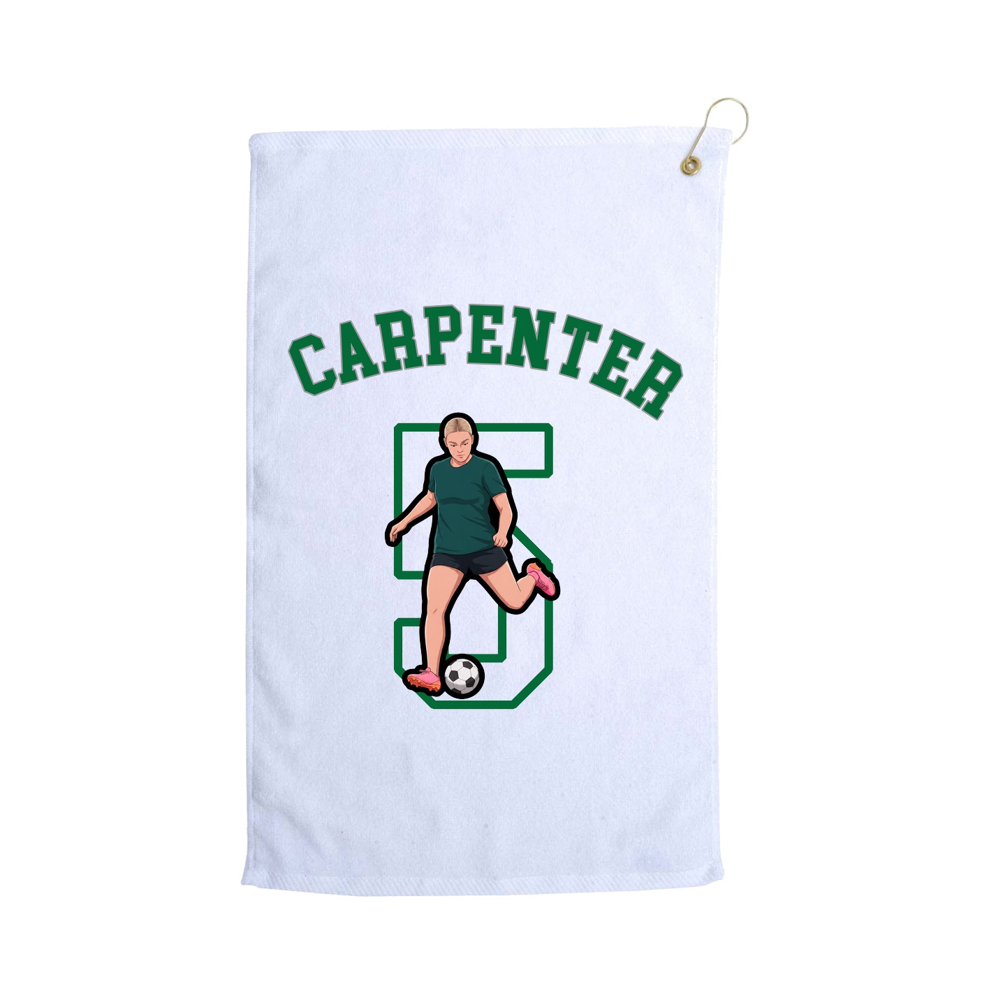 Golf Towel — Shirsey Arch in White