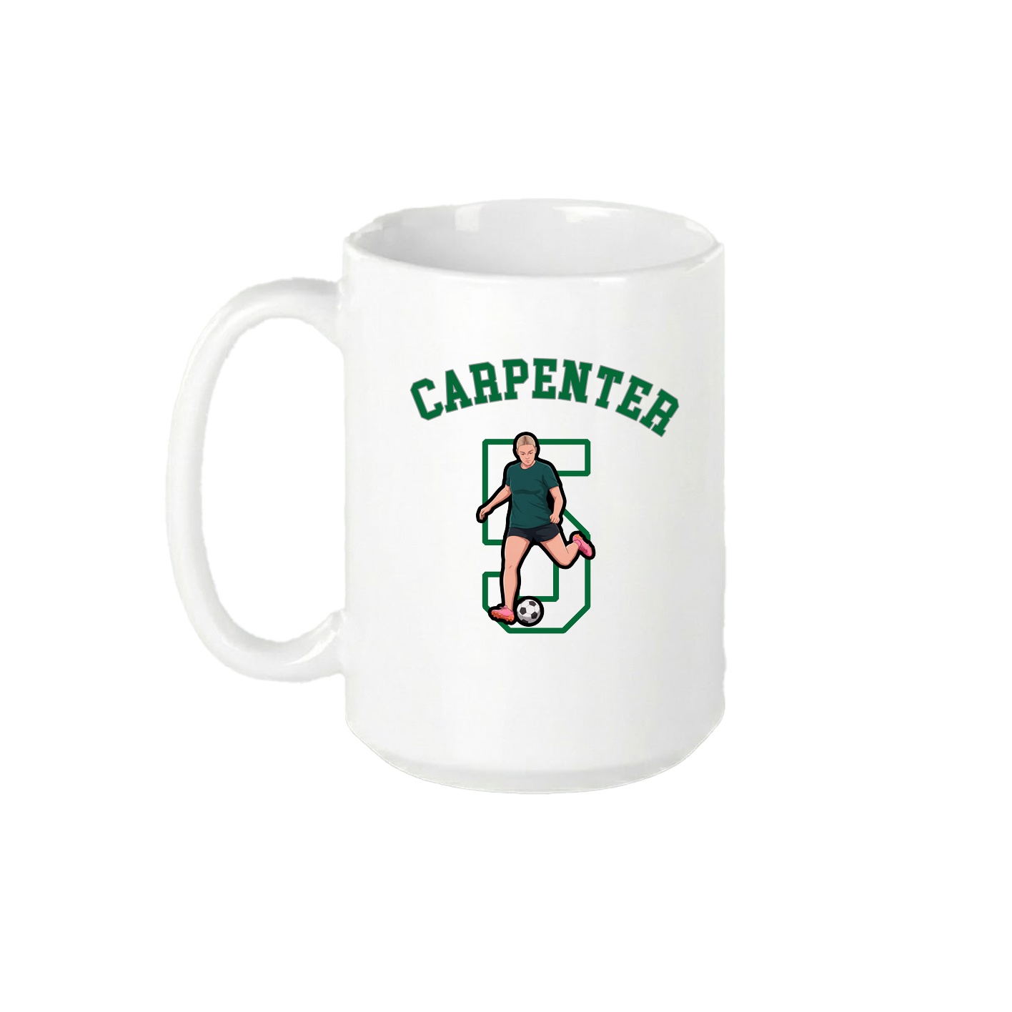 15oz Coffee Mug — Shirsey Arch in White