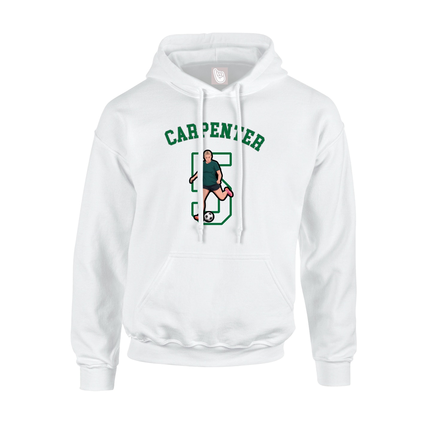 Hoodie — Shirsey Arch in White