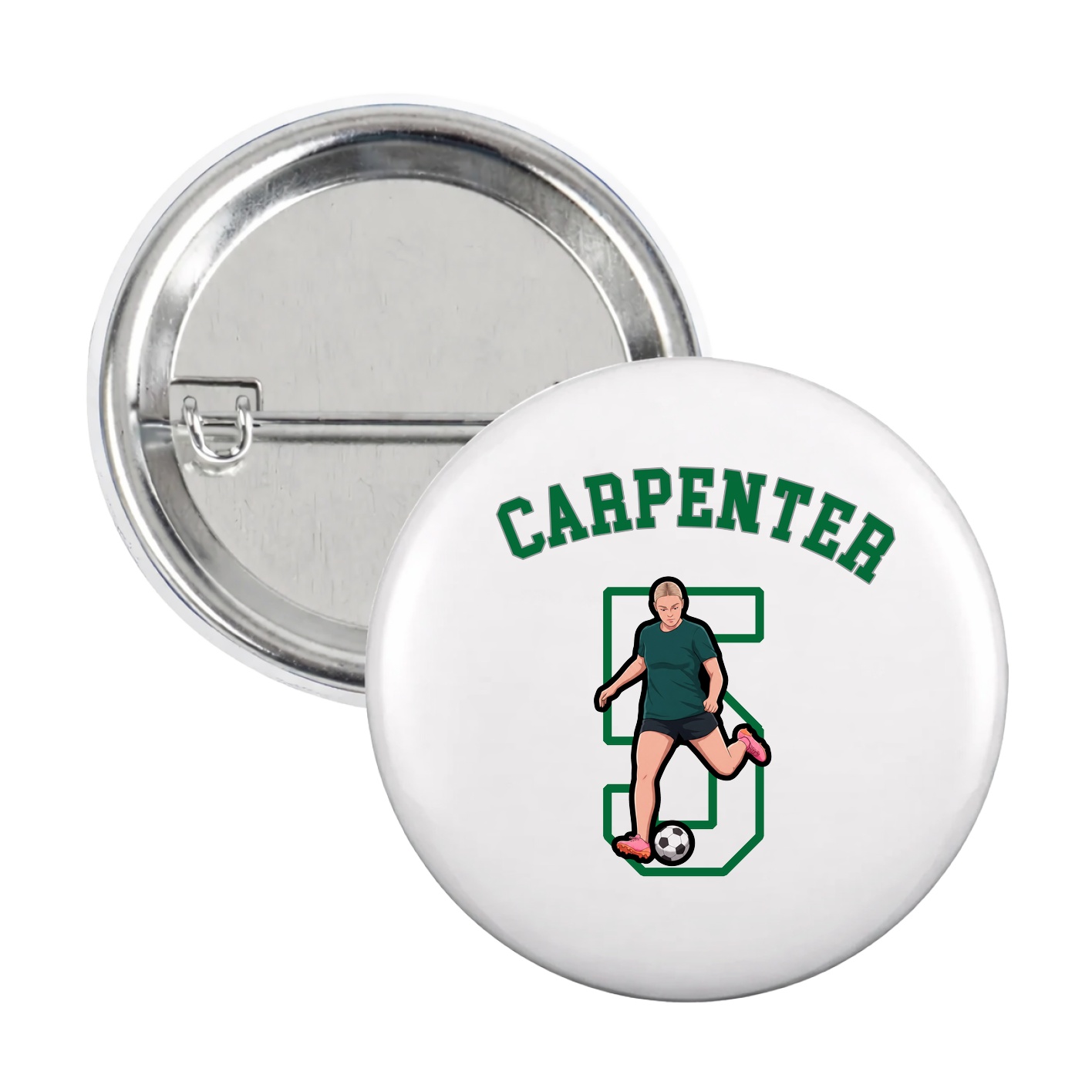 Game Day Button — Shirsey Arch in White