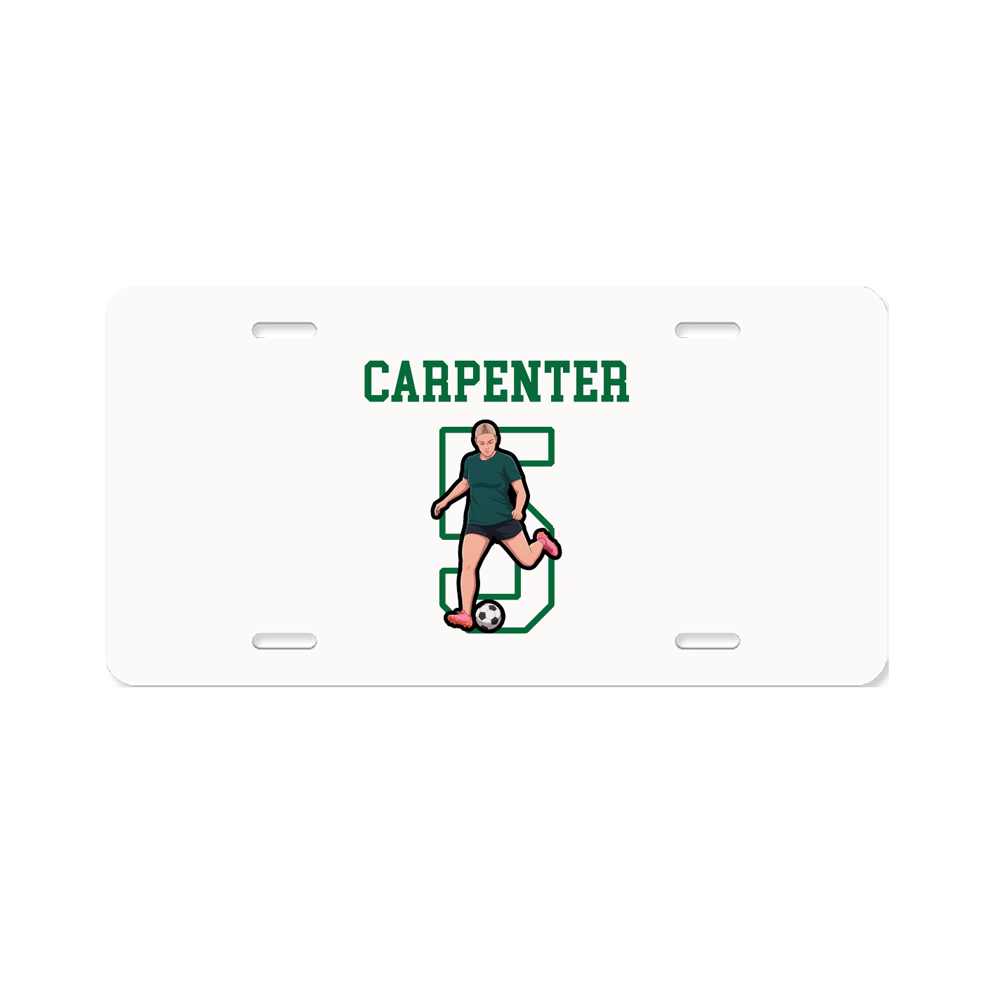 License Plate — Shirsey in Classic