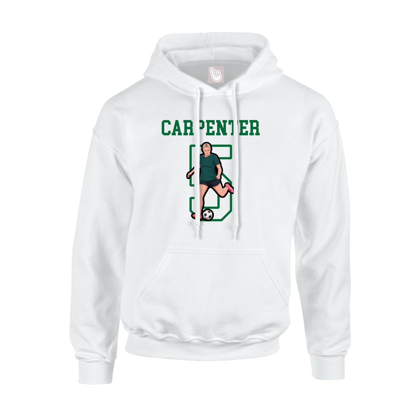 Youth Hoodie — Shirsey in White