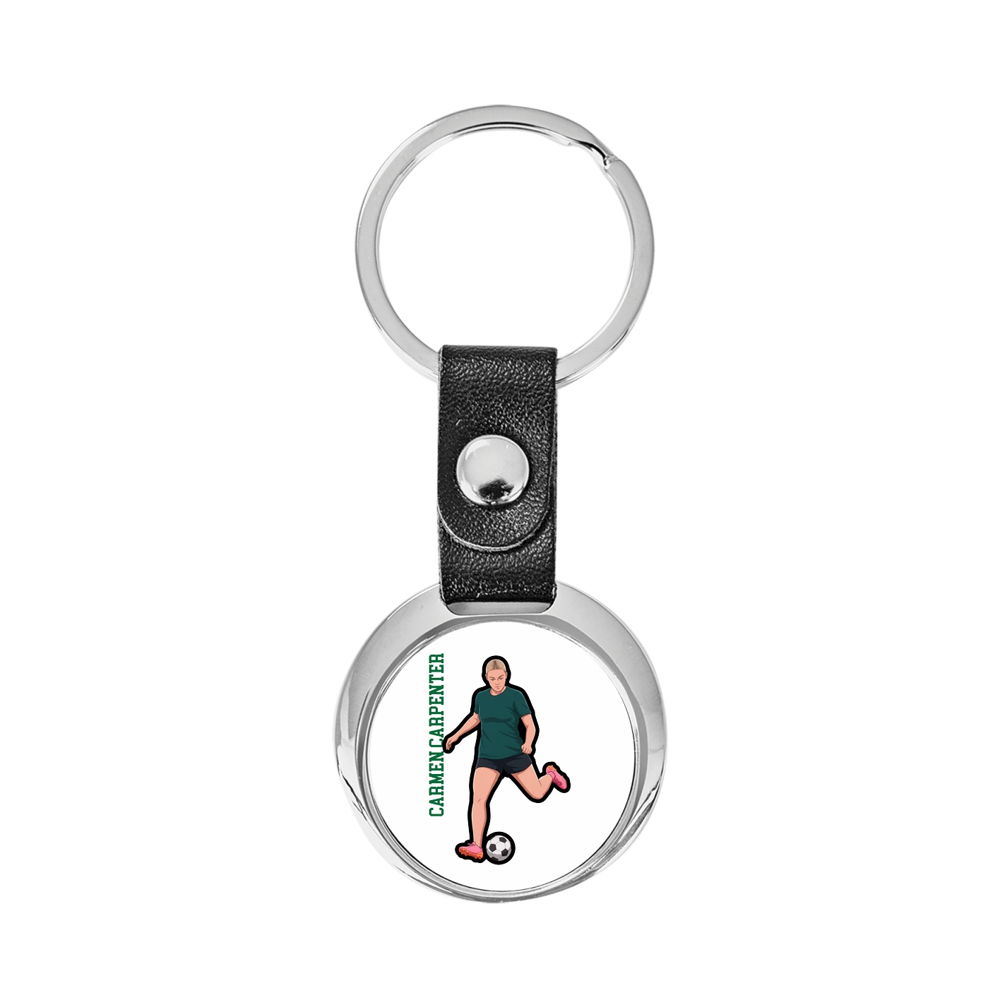 Key Chain — Name Vertical in Classic
