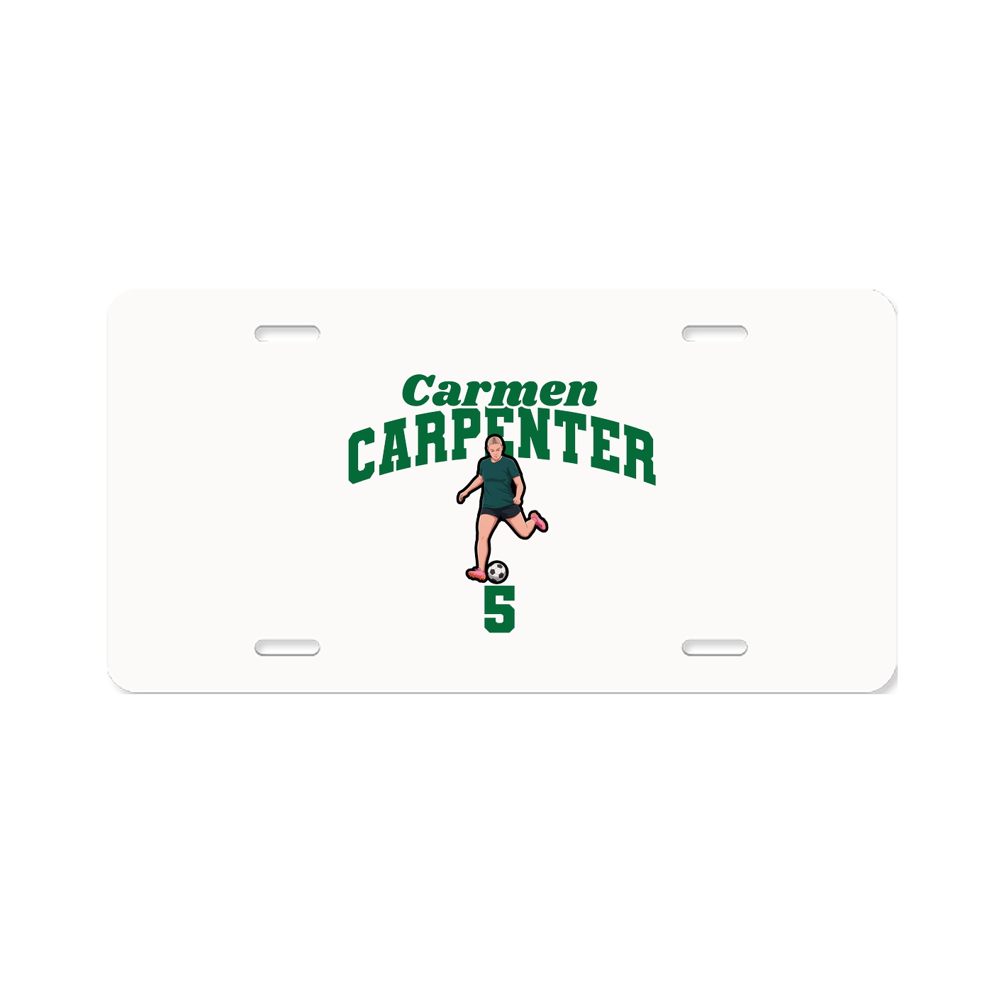 License Plate — Signature Arch in Classic