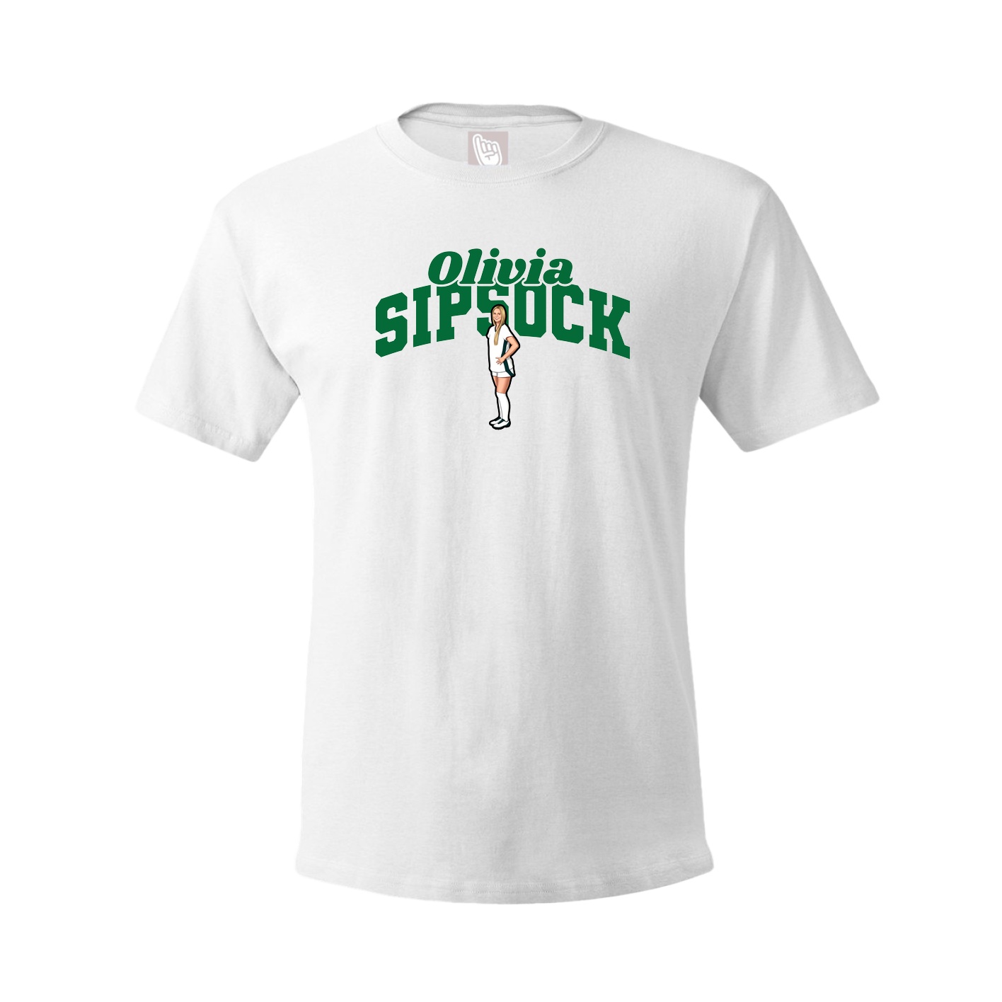 Youth Tee — Signature Arch in White