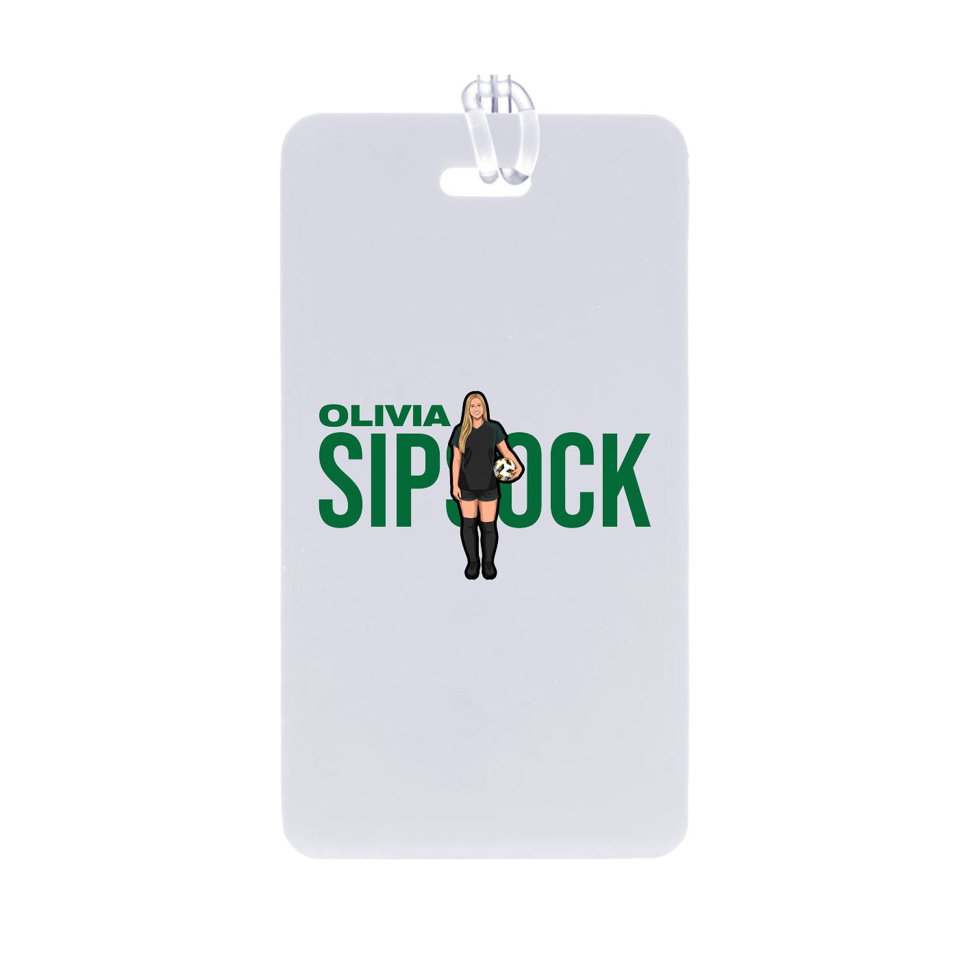 Bag Tag — Player Name in Classic