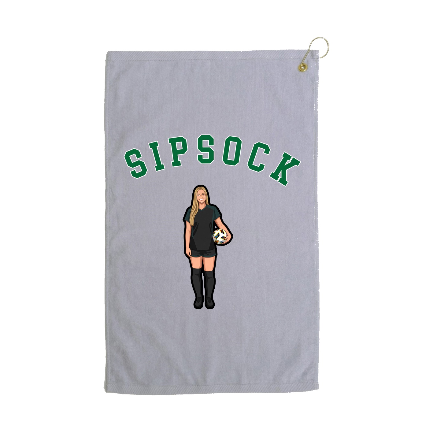 Golf Towel — Shirsey Arch in Grey