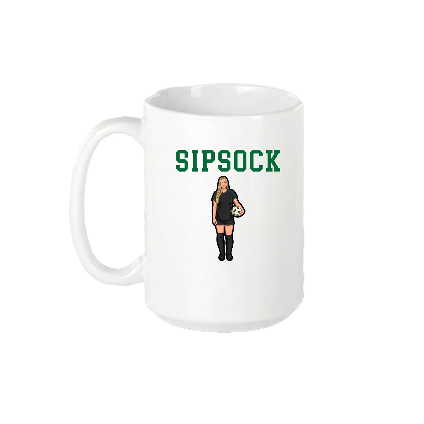 15oz Coffee Mug — Shirsey in White