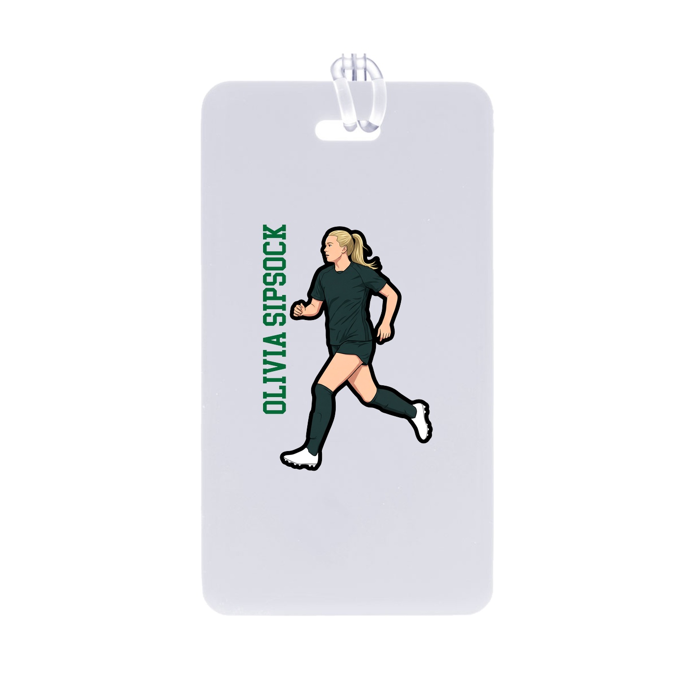 Bag Tag — Name Vertical in Classic