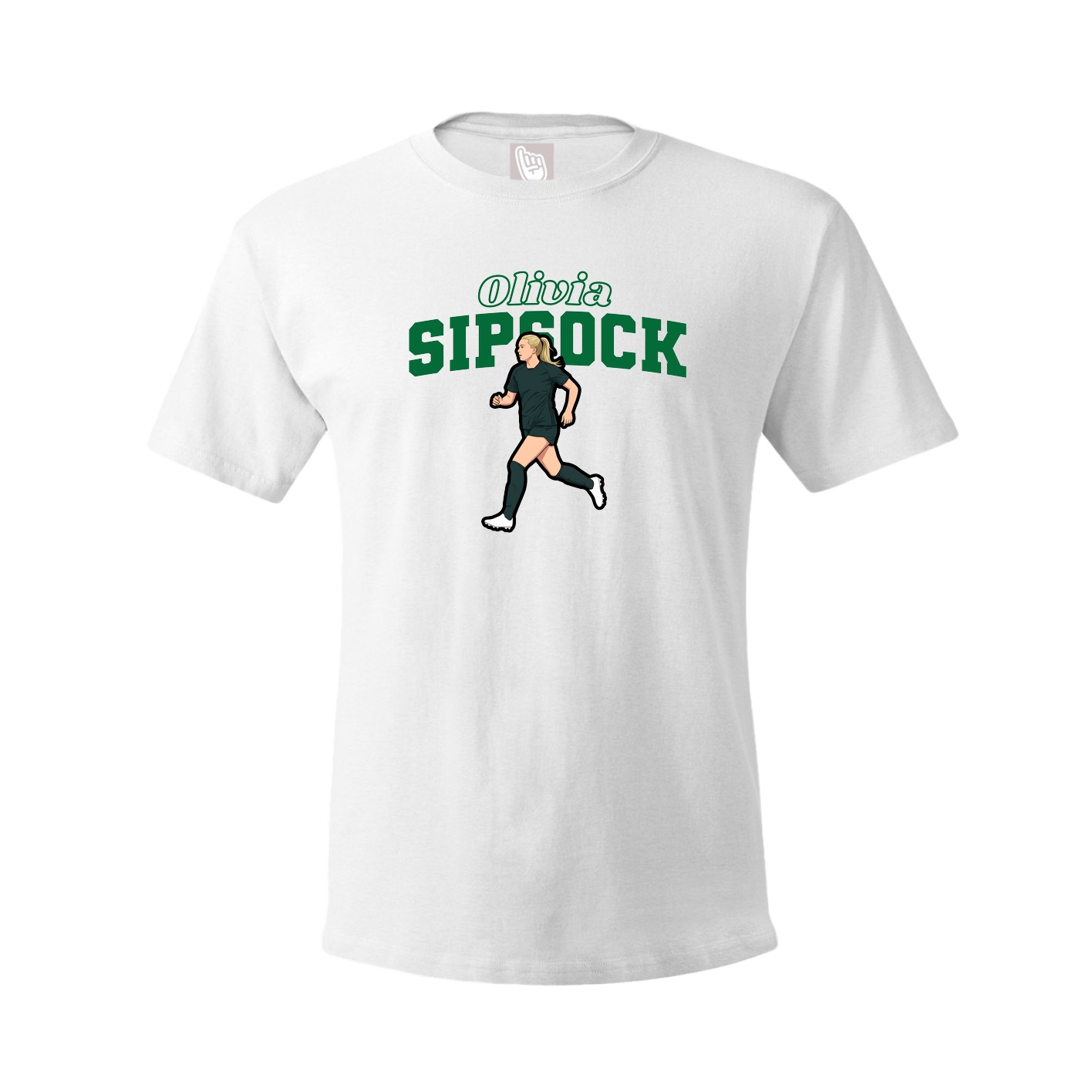 Tee — Name Arch in White