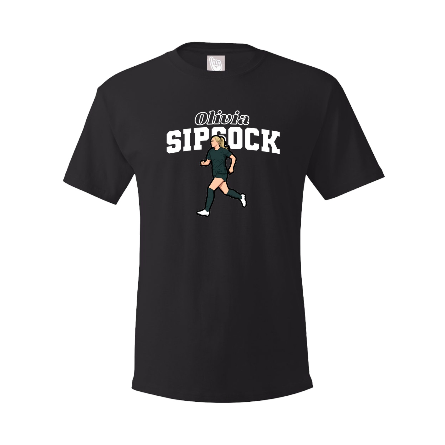 Youth Tee — Name Arch in Black