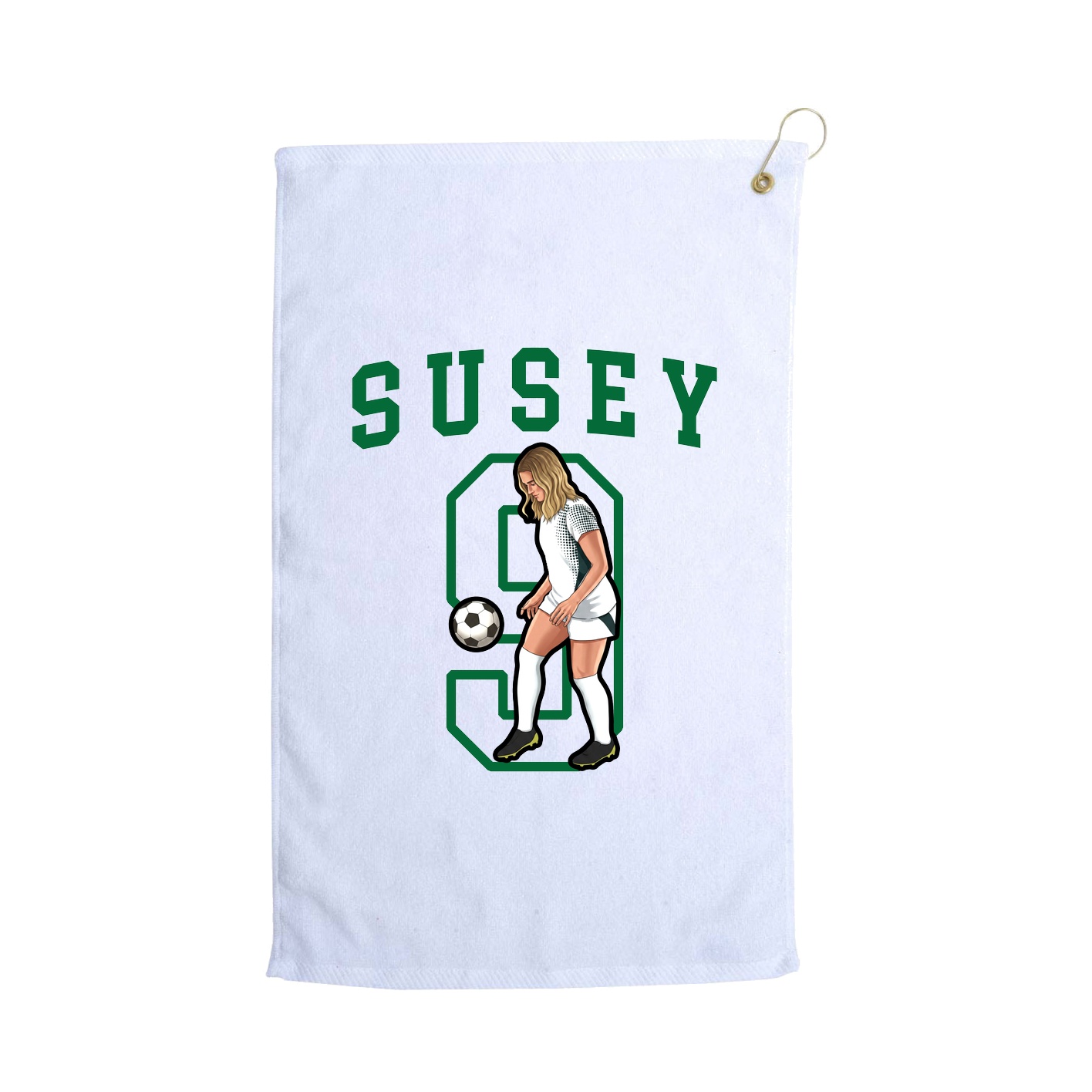 Golf Towel — Shirsey in White