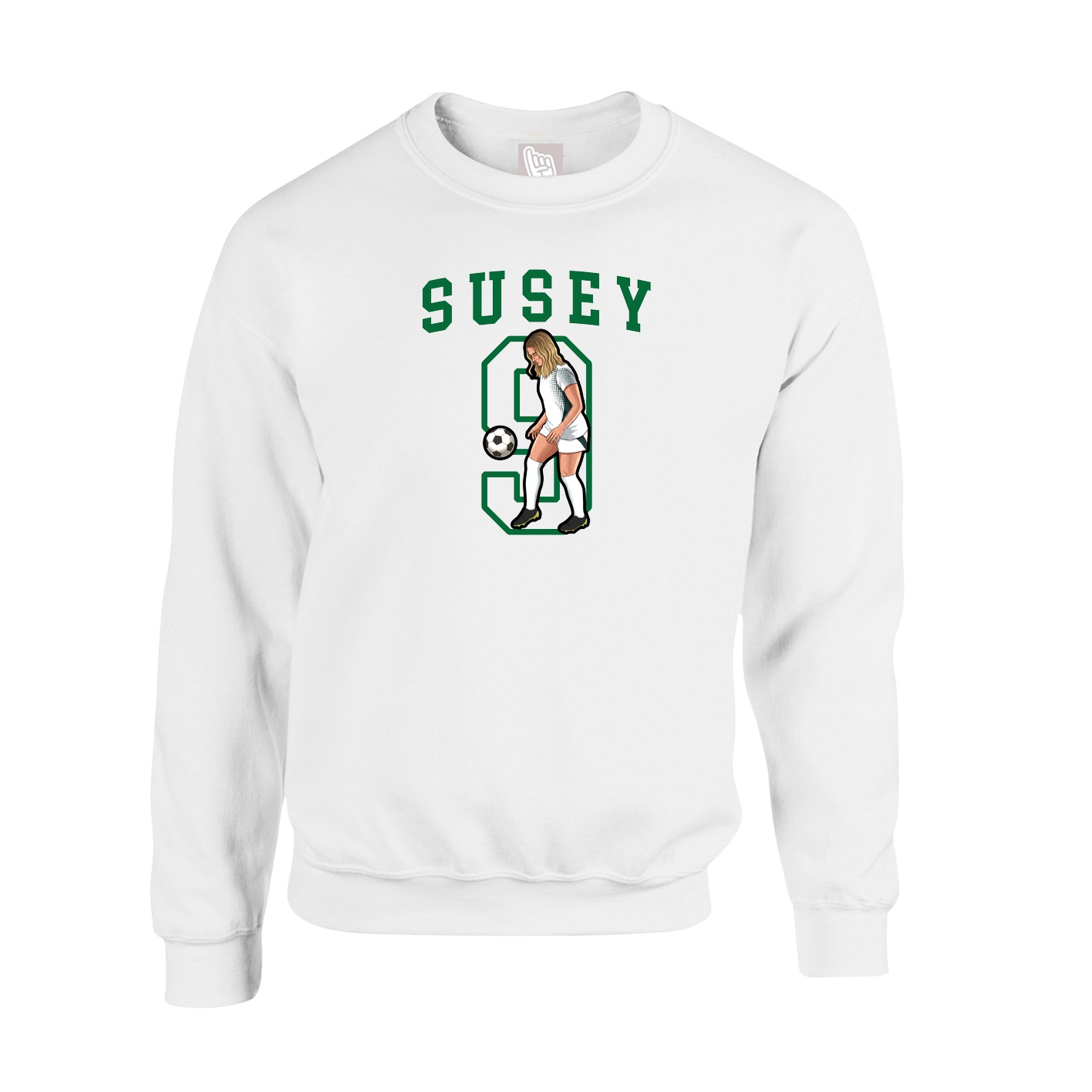 Fleece Crew — Shirsey in White