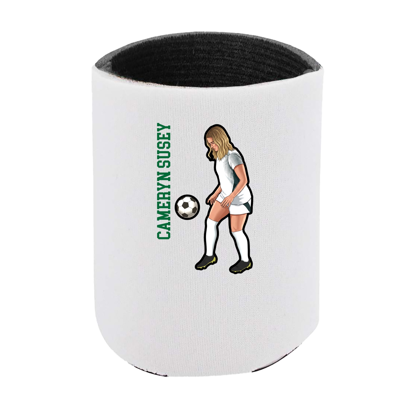 Can Holder — Name Vertical in White