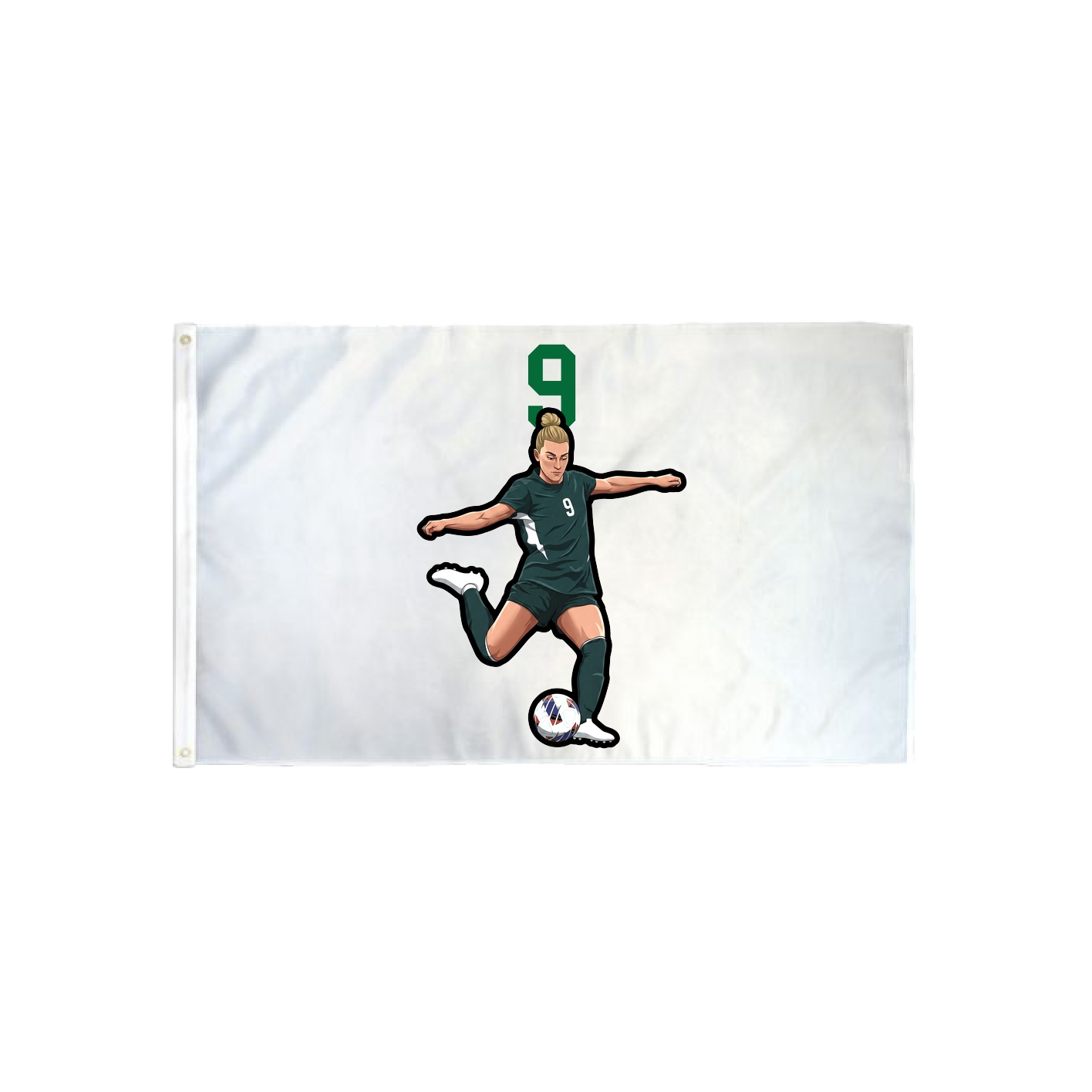3x5 Flag — Number Top in Classic