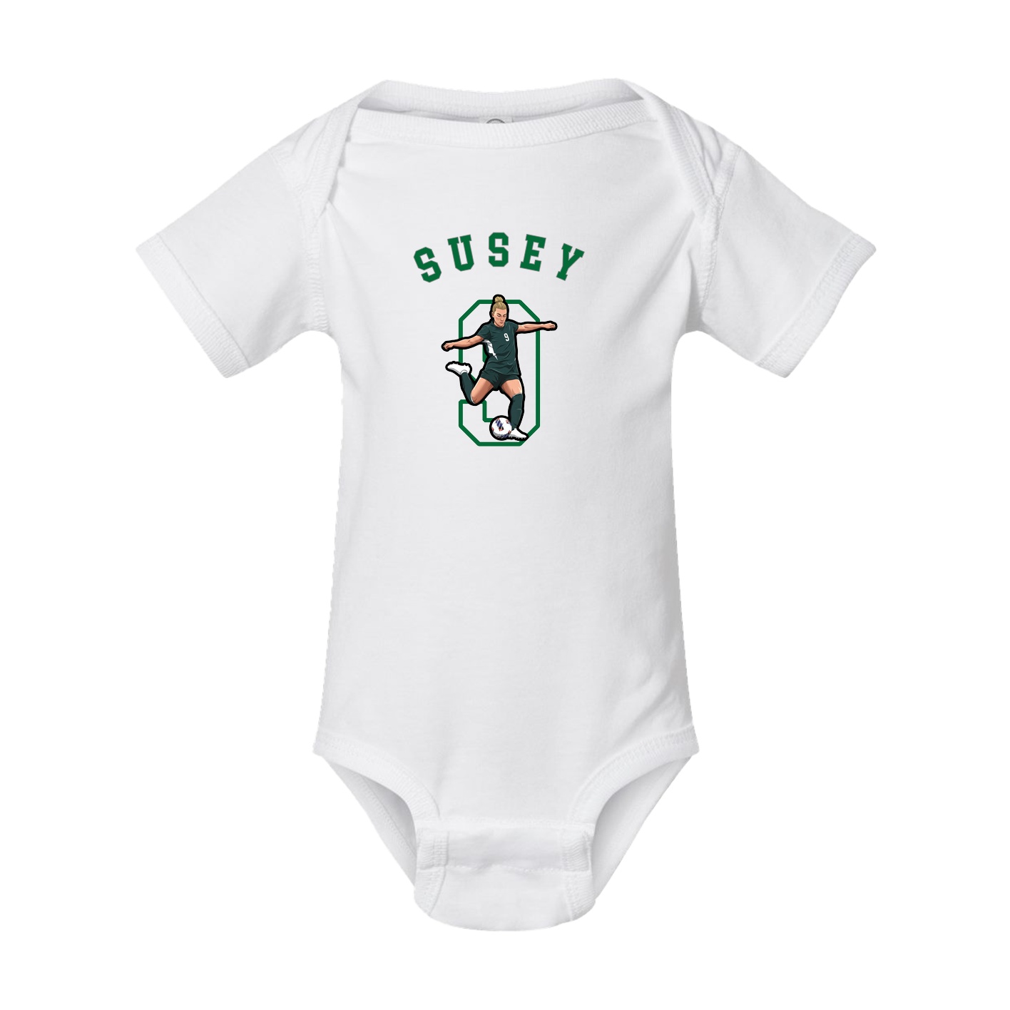 Baby Onesie — Shirsey Arch in White
