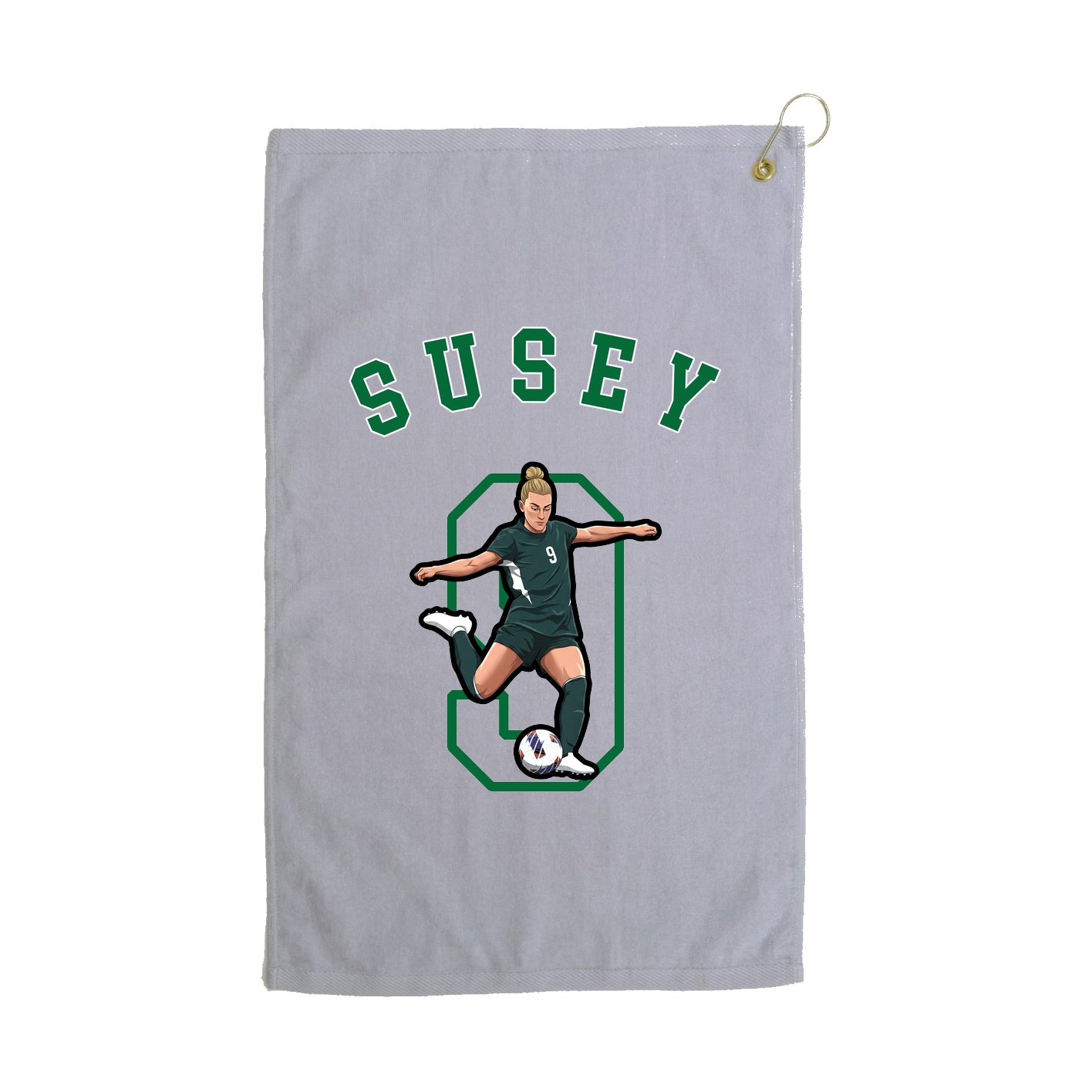 Golf Towel — Shirsey Arch in Grey