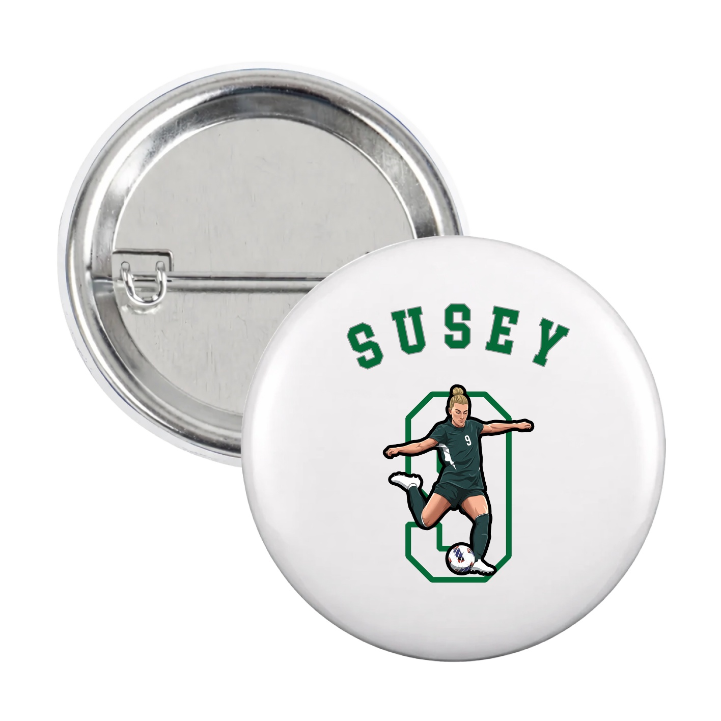 Game Day Button — Shirsey Arch in White