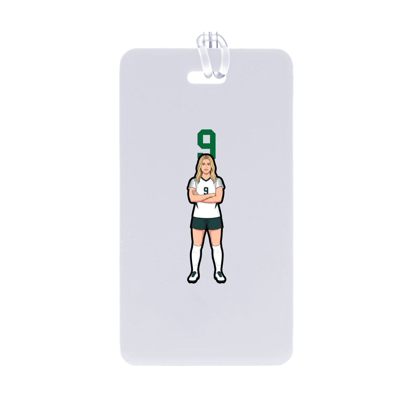 Bag Tag — Number Top in Classic