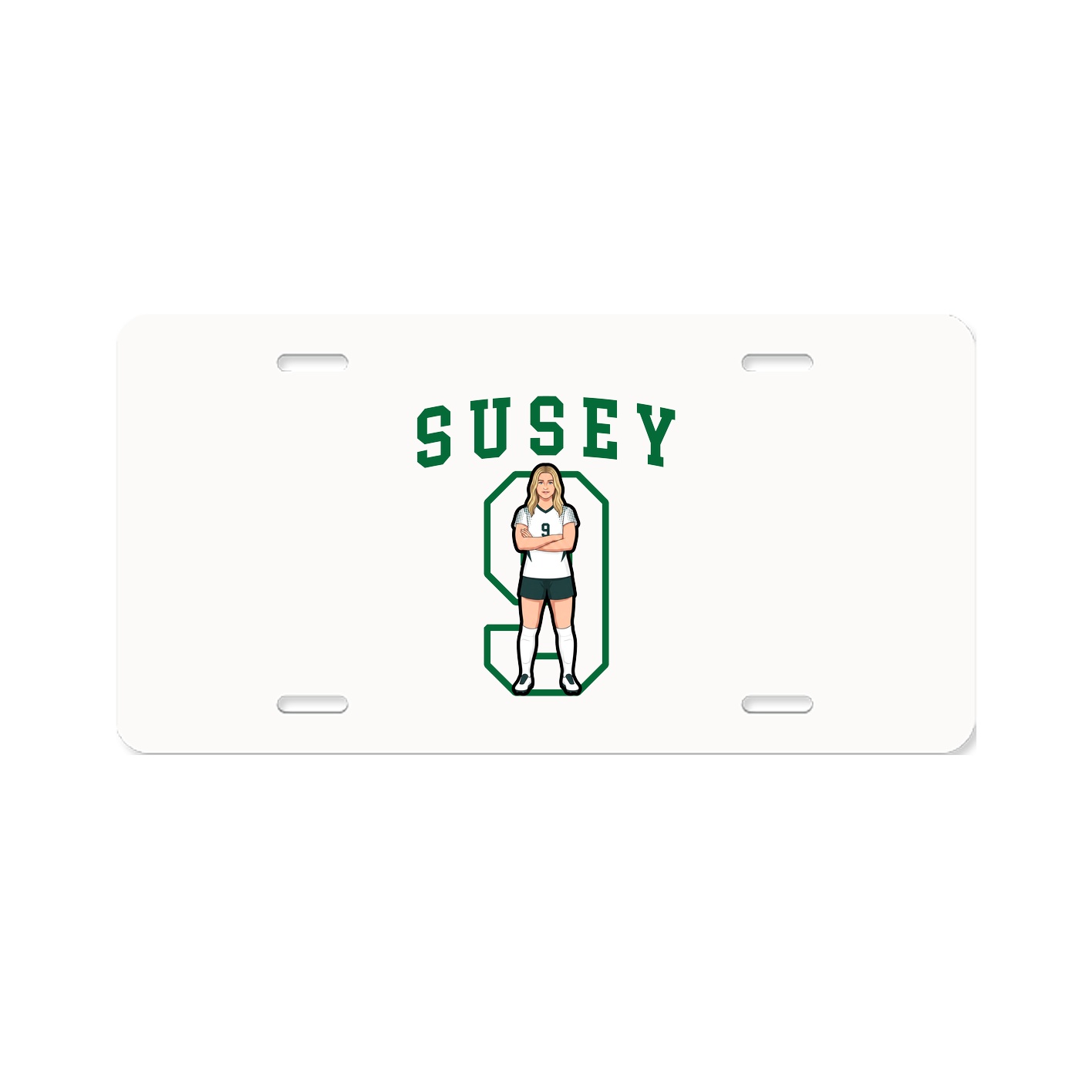 License Plate — Shirsey in Classic
