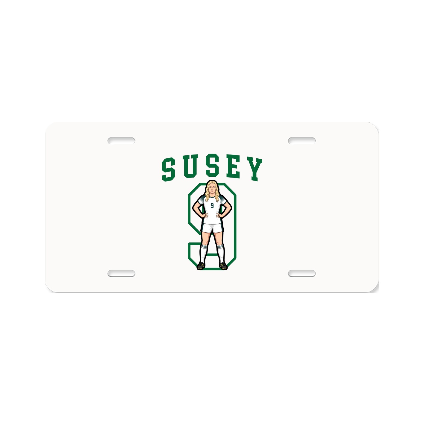 License Plate — Shirsey in Classic