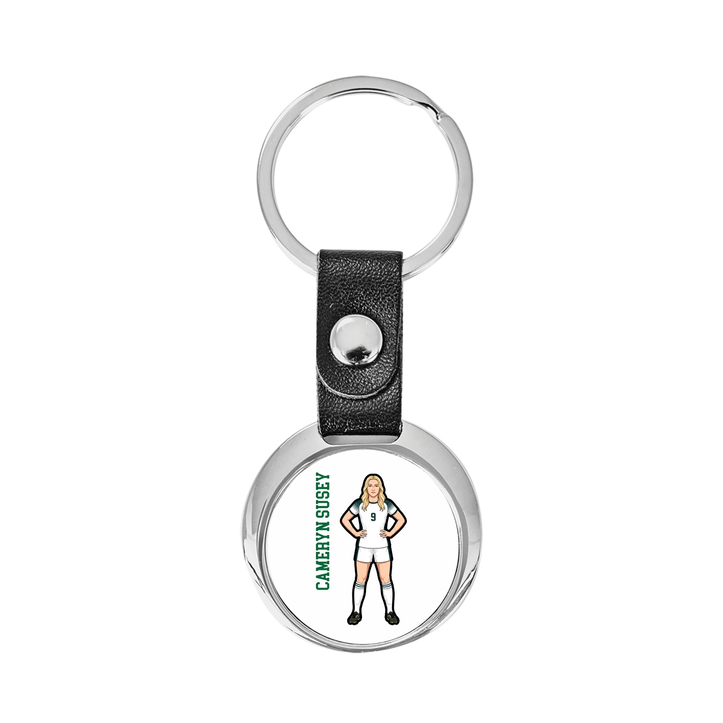 Key Chain — Name Vertical in Classic
