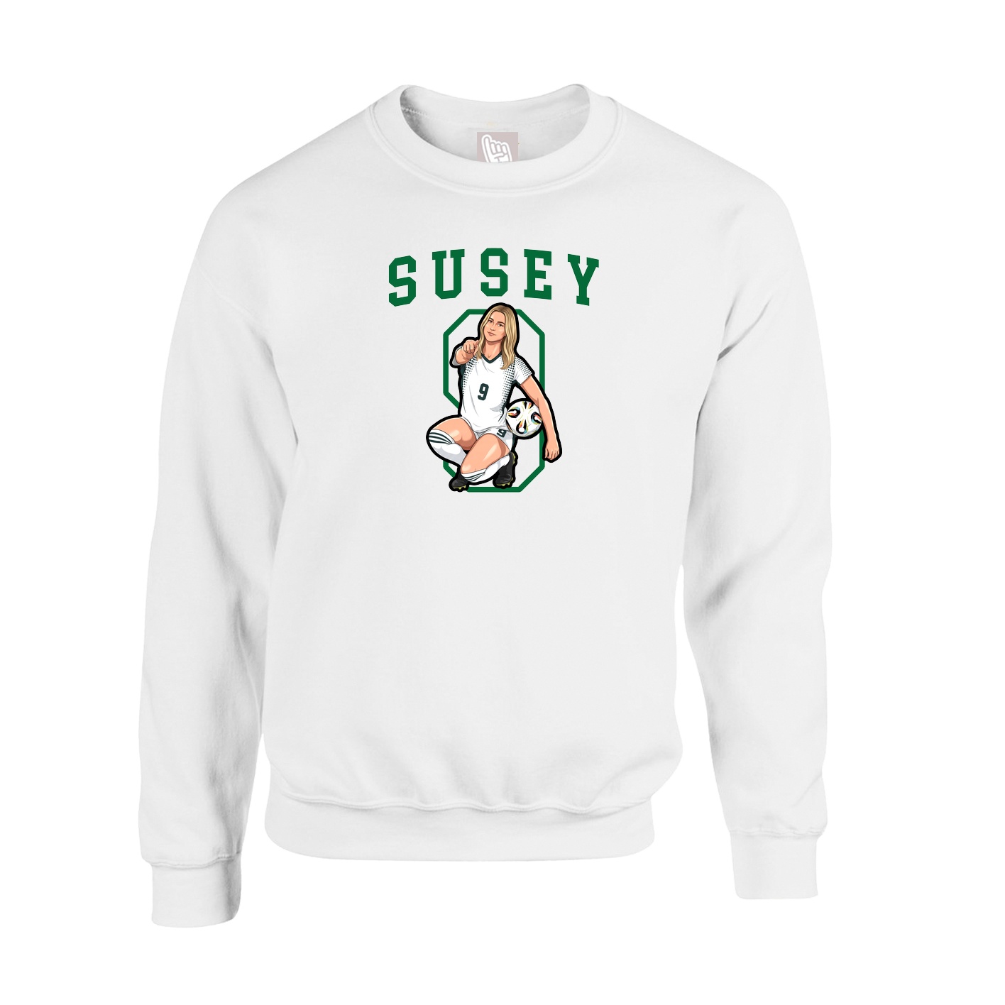 Fleece Crew — Shirsey in White
