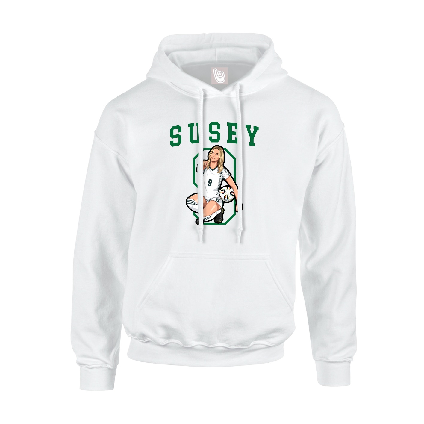 Youth Hoodie — Shirsey in White