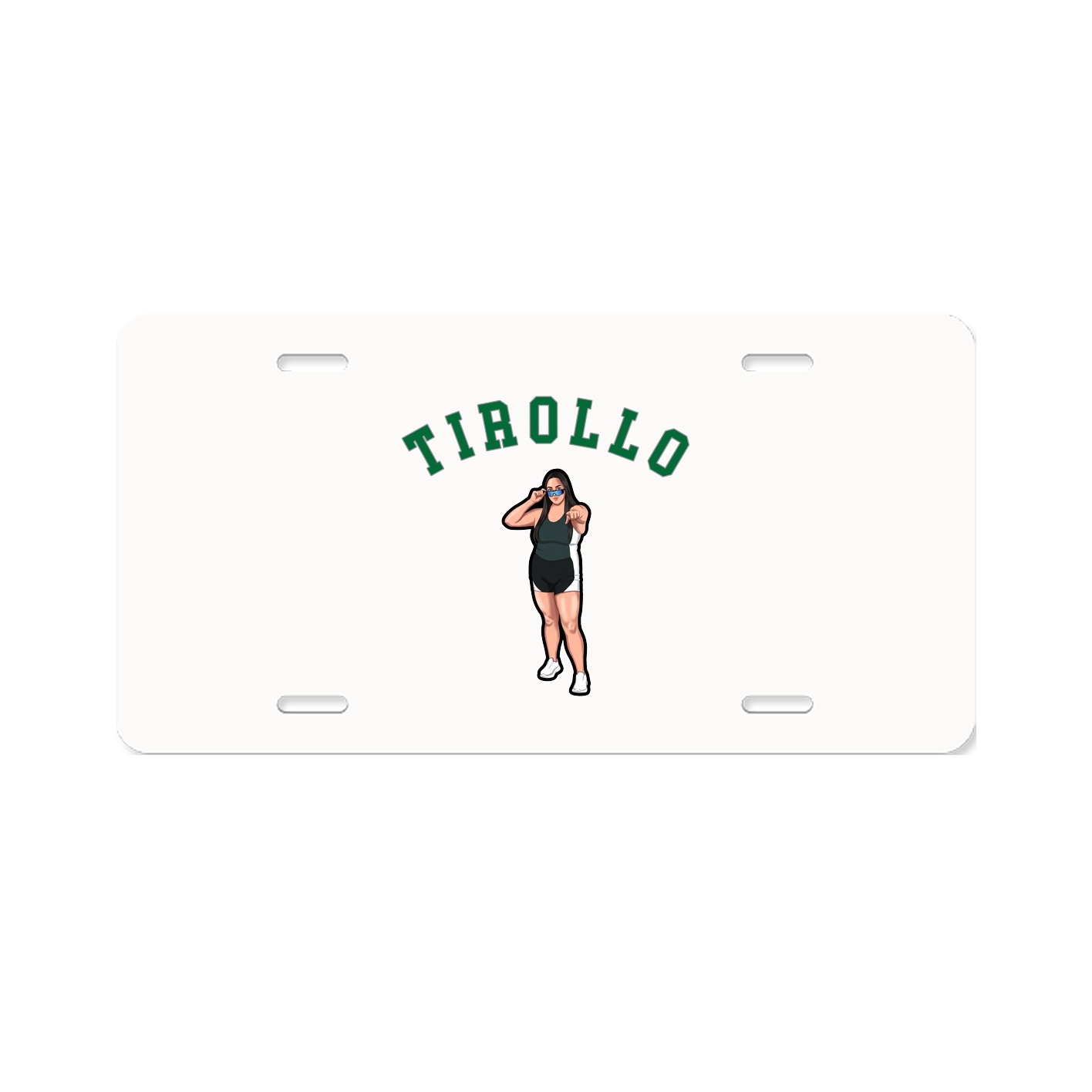 License Plate — Shirsey Arch in Classic