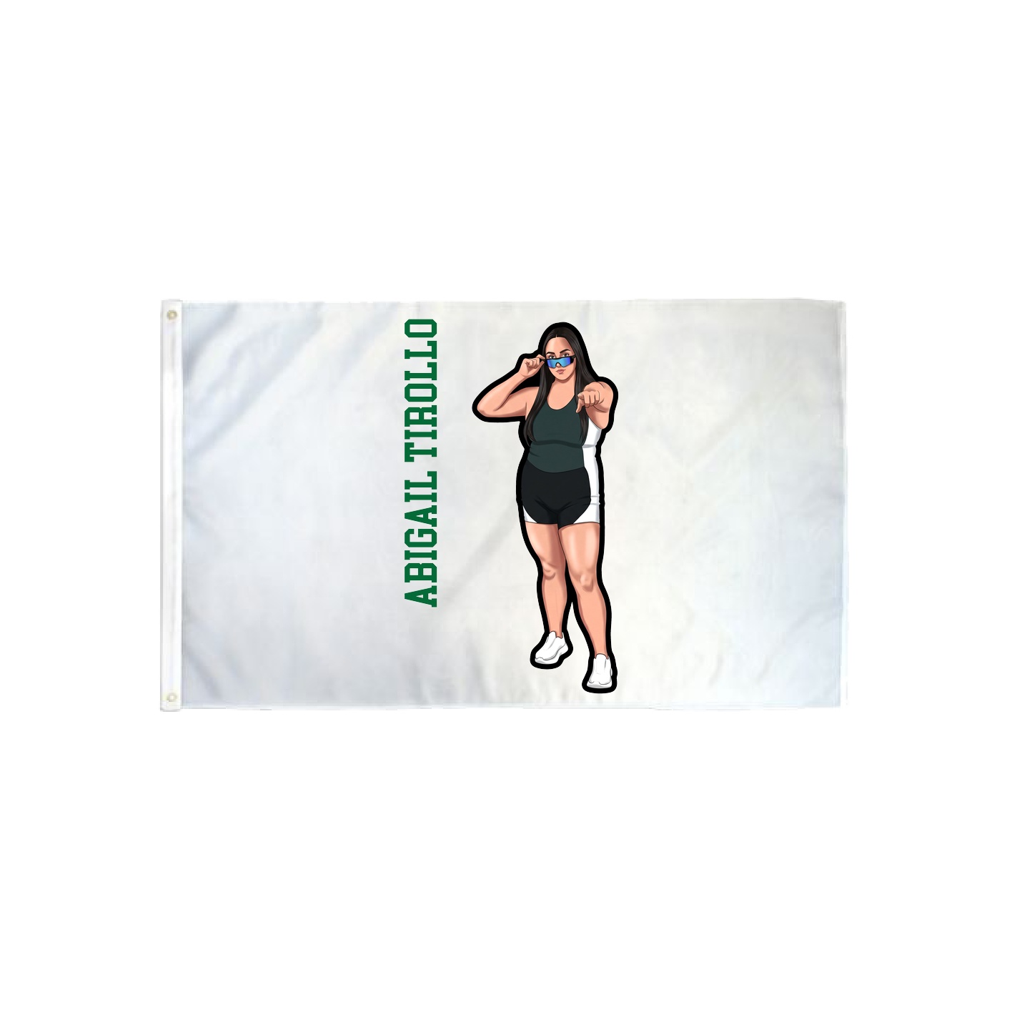 3x5 Flag — Name Vertical in Classic