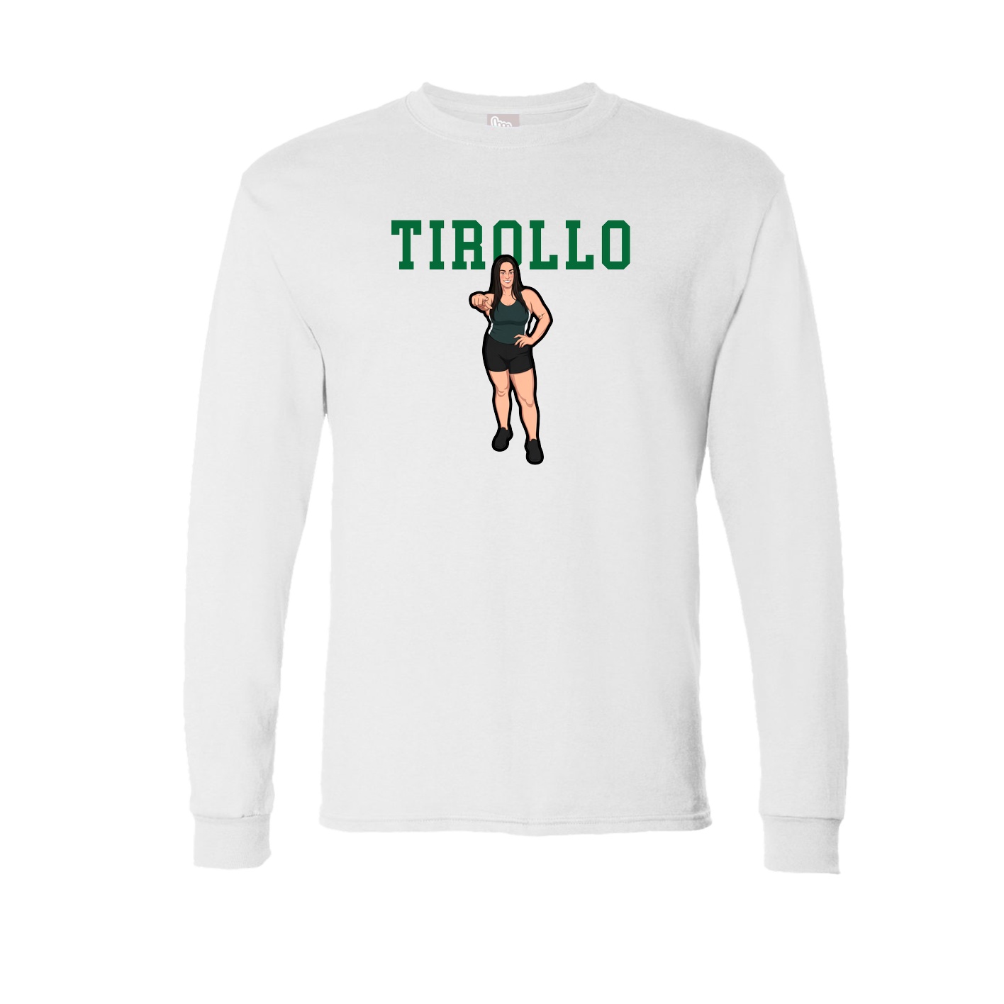 Long Sleeve Tee — Shirsey in White
