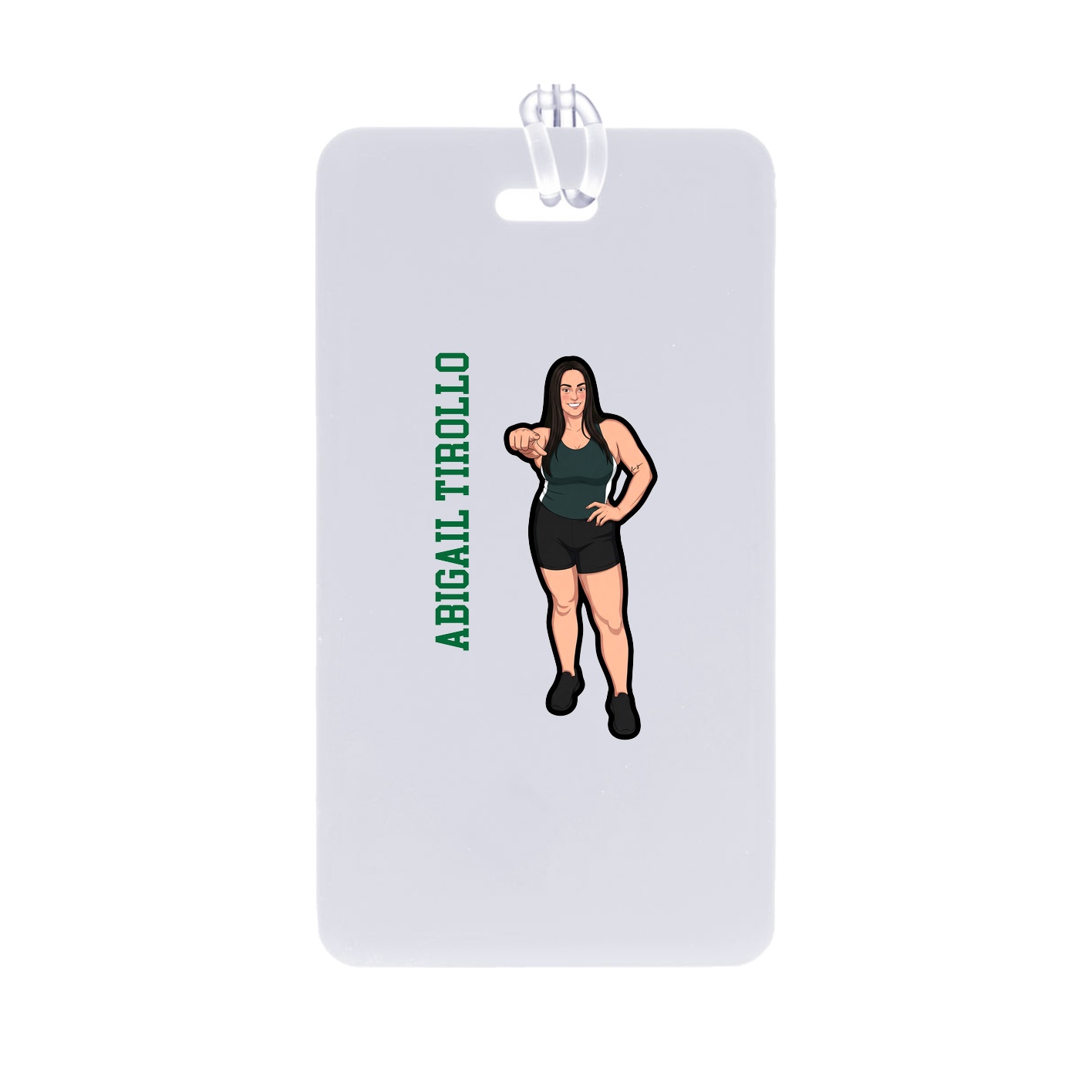 Bag Tag — Name Vertical in Classic